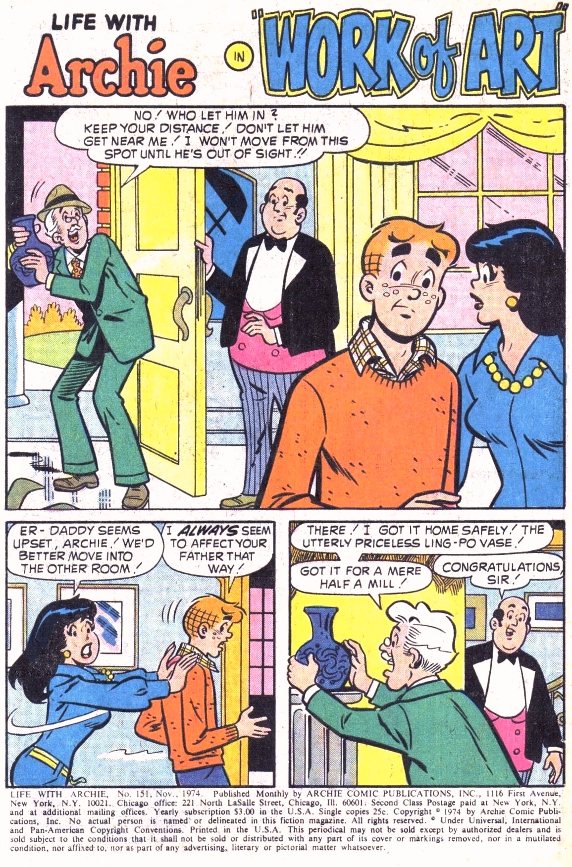Read online Life With Archie (1958) comic -  Issue #151 - 3
