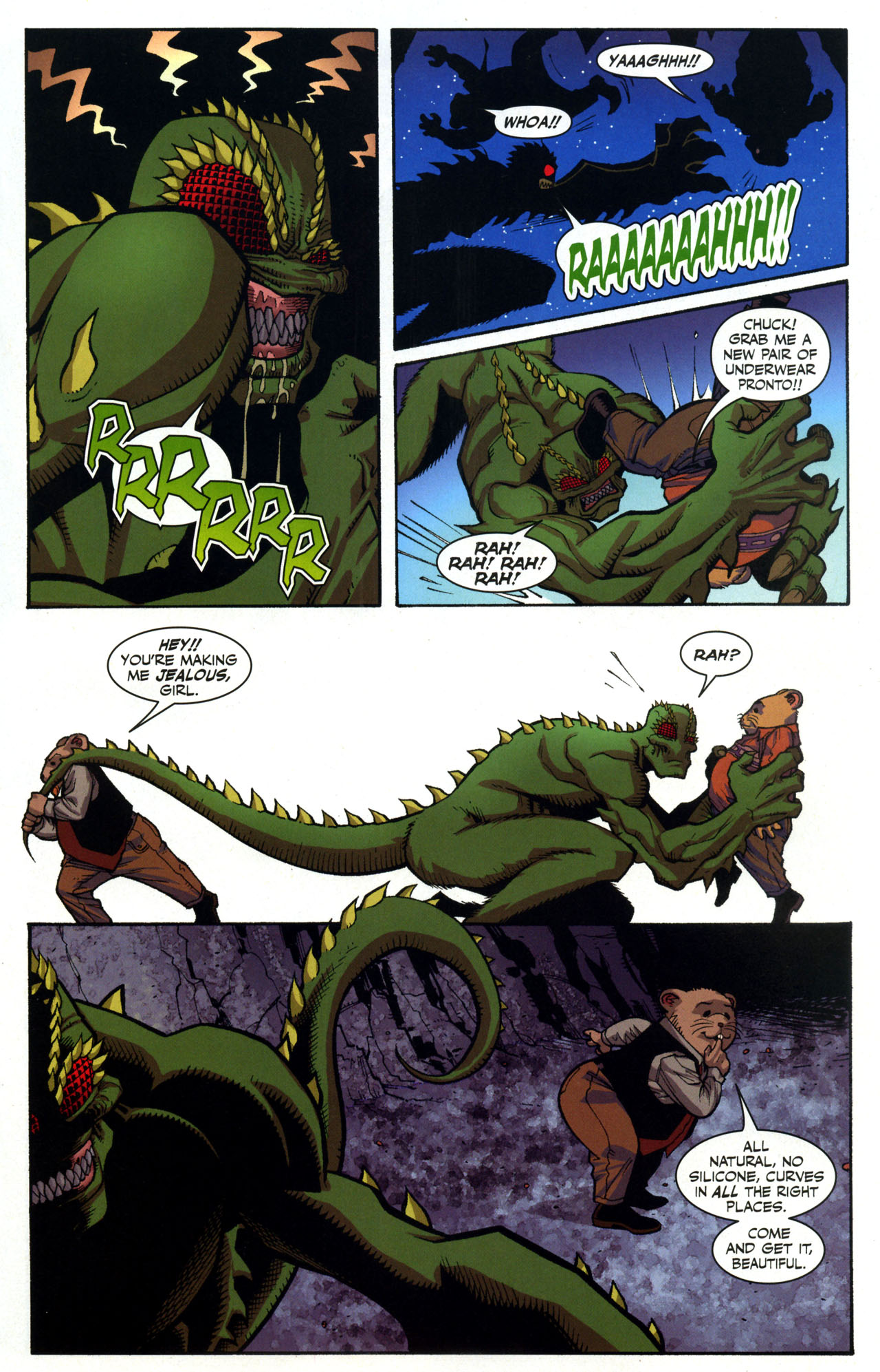 Read online Adolescent Radioactive Black Belt Hamsters (2008) comic -  Issue #3 - 11