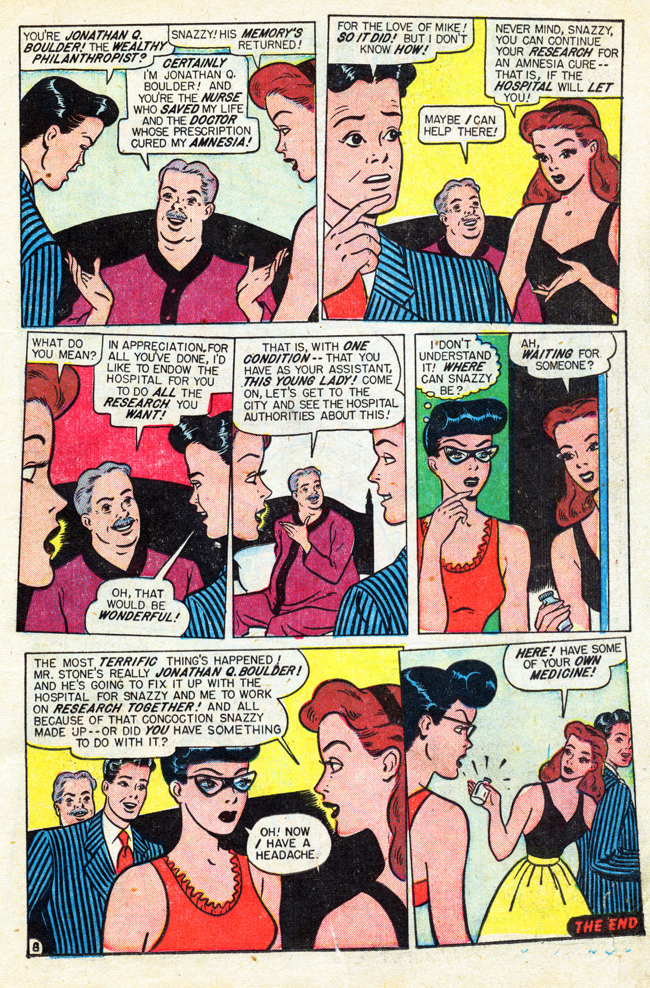 Read online Nellie The Nurse (1945) comic -  Issue #16 - 19