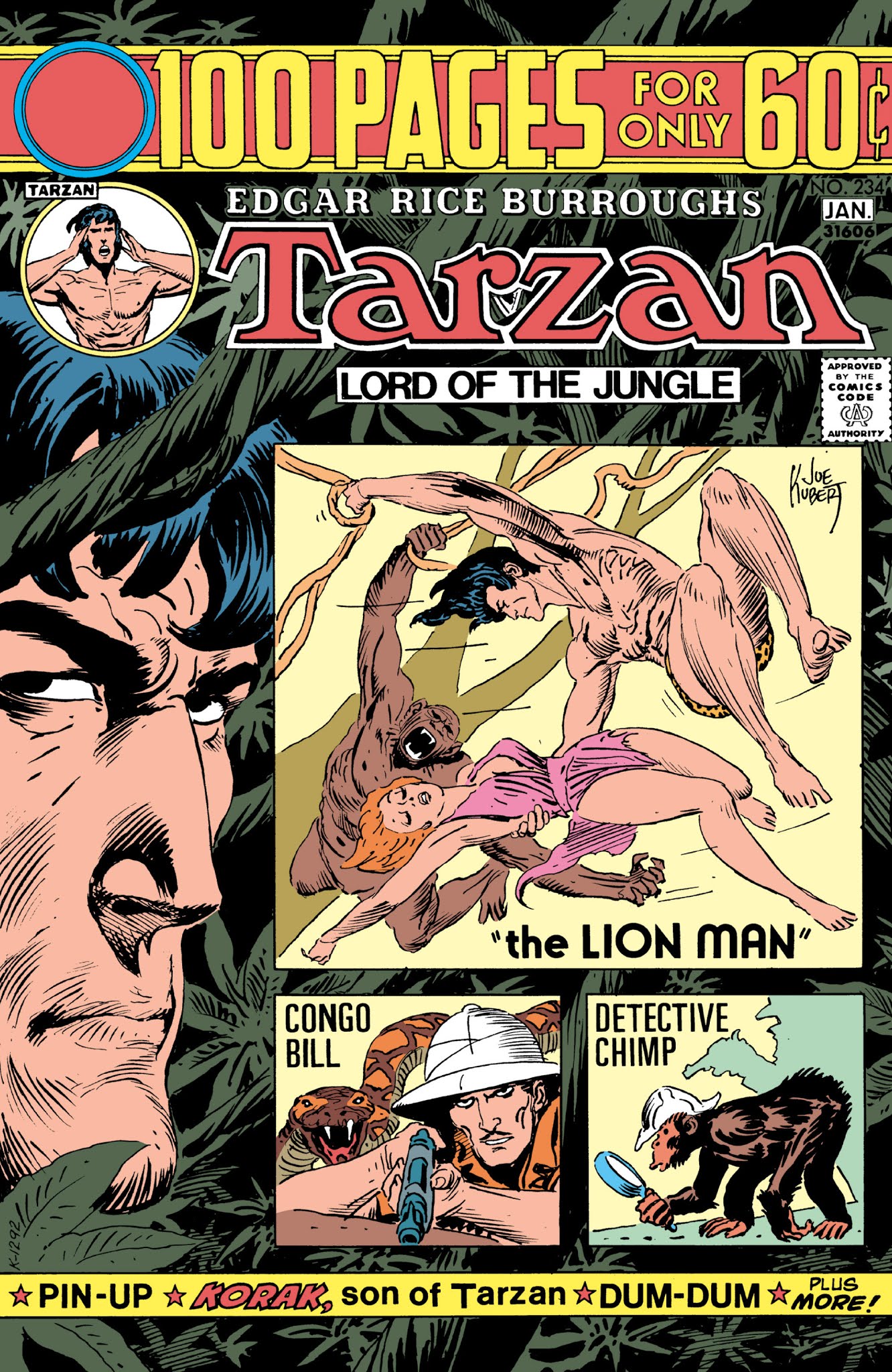 Read online Edgar Rice Burroughs' Tarzan The Joe Kubert Years comic -  Issue # TPB 3 (Part 2) - 60