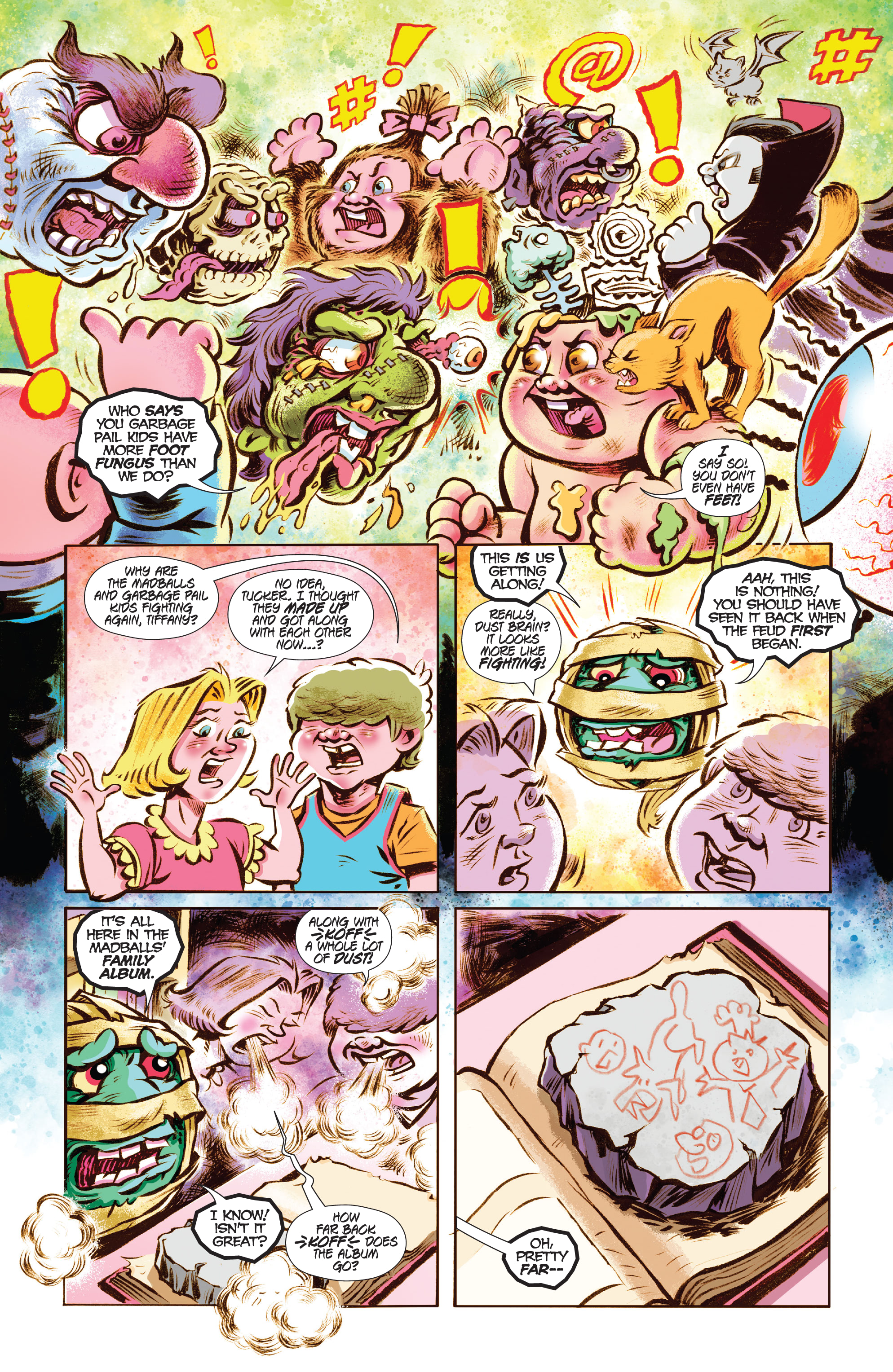 Read online Madballs vs Garbage Pail Kids – Time Again, Slime Again comic -  Issue #1 - 5