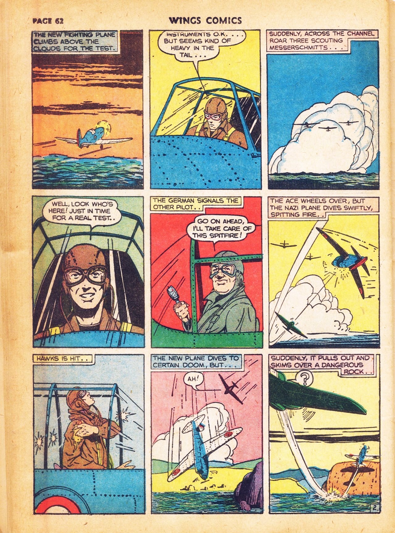 Read online Wings Comics comic -  Issue #4 - 64