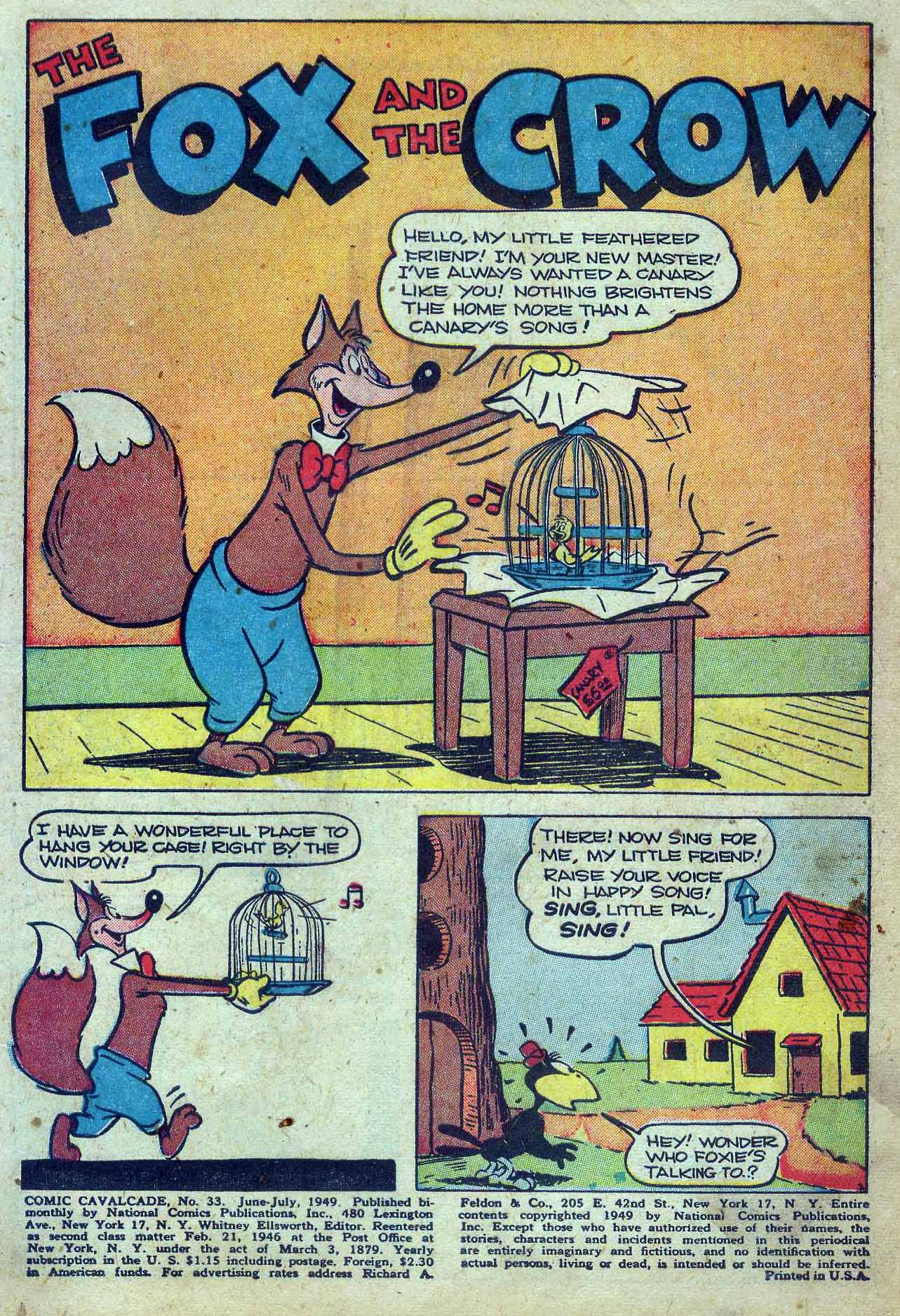 Read online Comic Cavalcade comic -  Issue #33 - 3