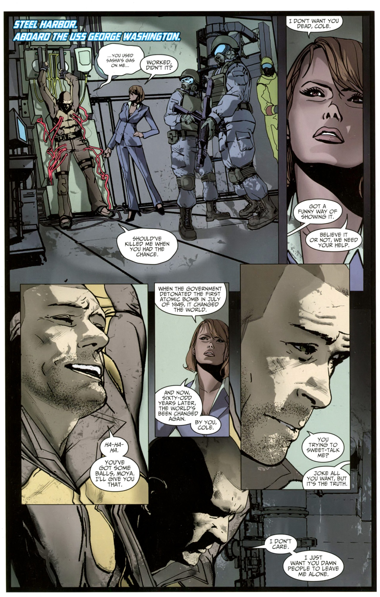 Read online inFamous comic -  Issue #5 - 7