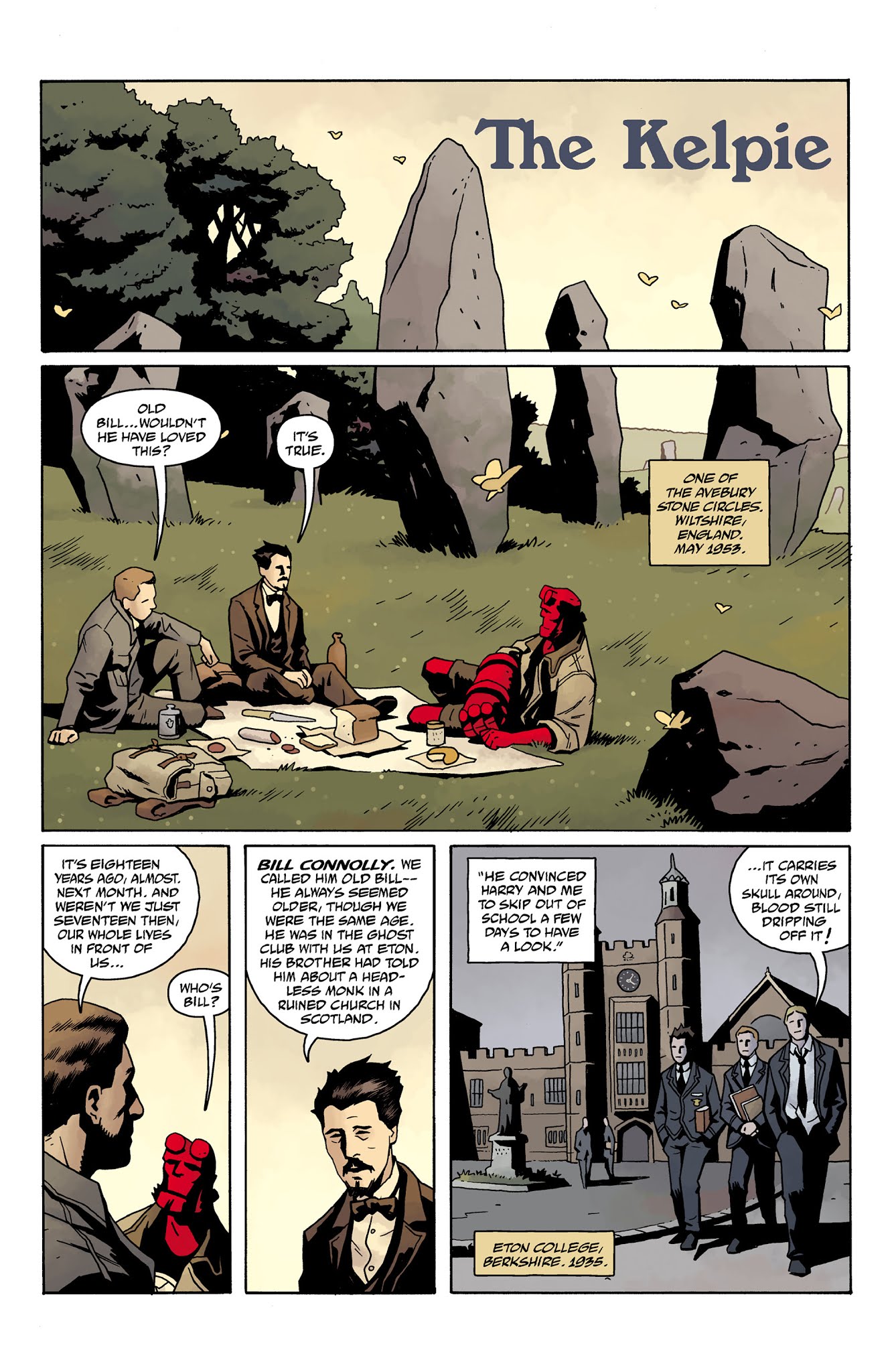 Read online Hellboy and the B.P.R.D.: 1953 - The Phantom Hand & the Kelpie comic -  Issue # Full - 20