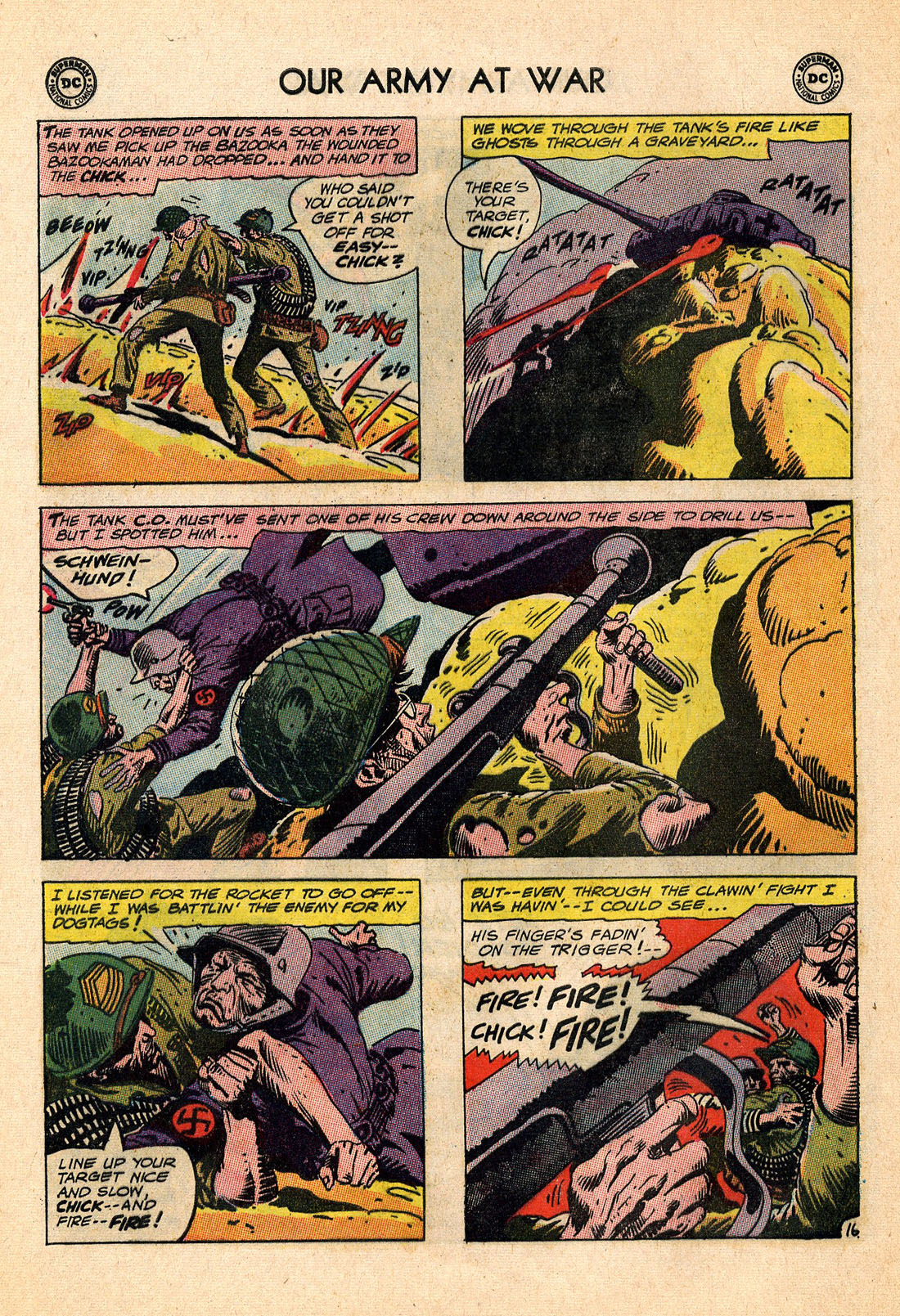 Read online Our Army at War (1952) comic -  Issue #156 - 20