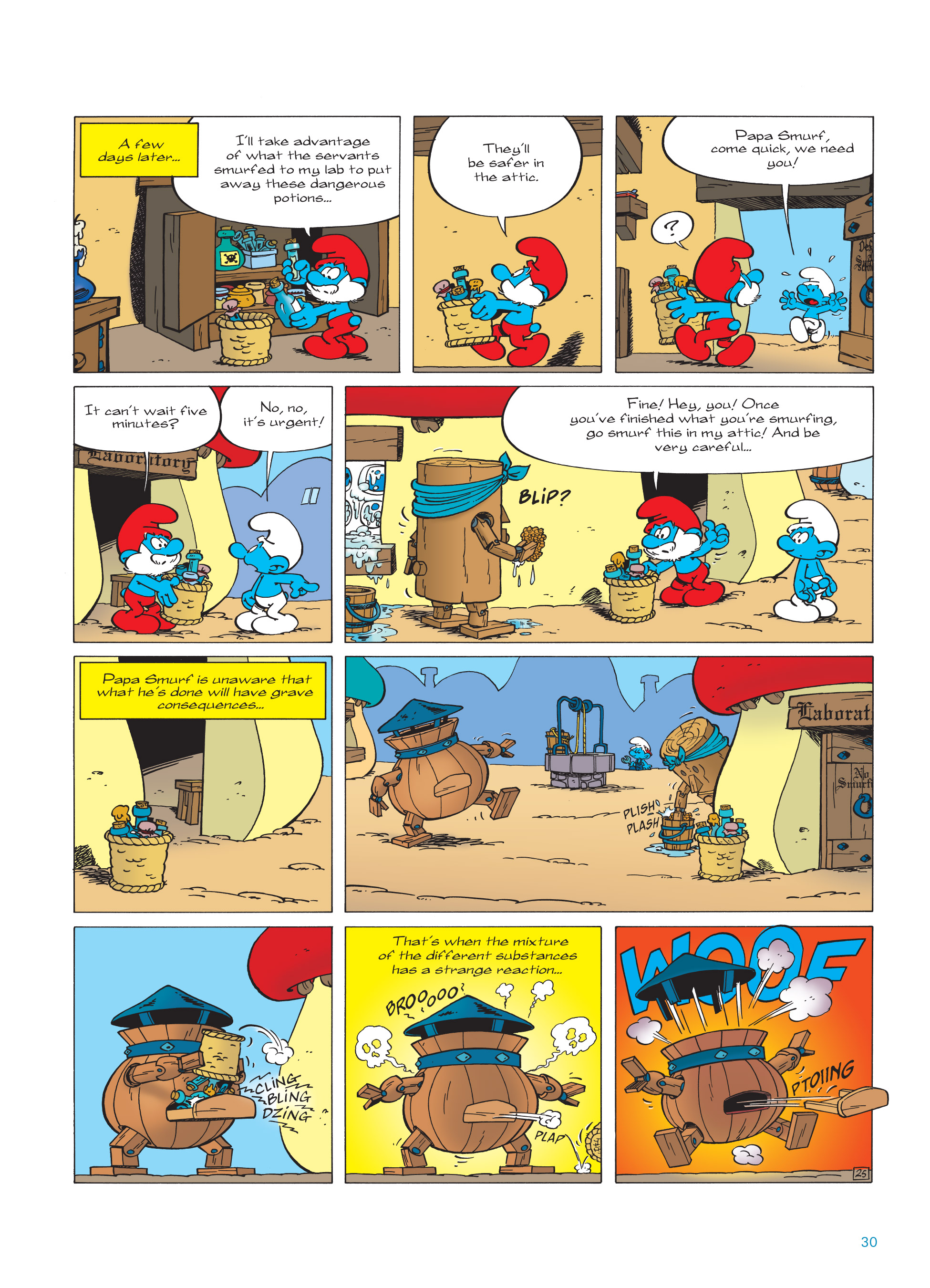 Read online The Smurfs comic -  Issue #23 - 30
