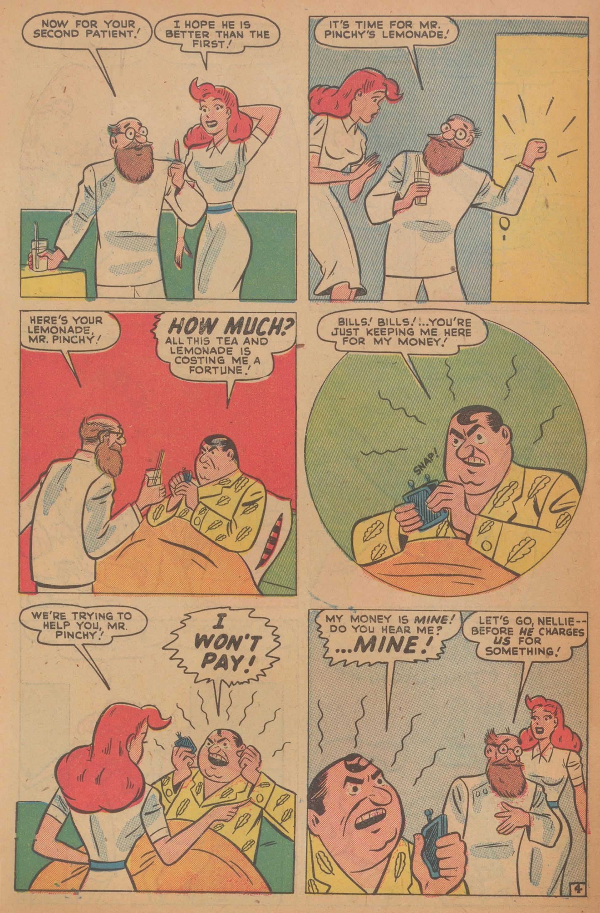 Read online Nellie The Nurse (1945) comic -  Issue #26 - 6