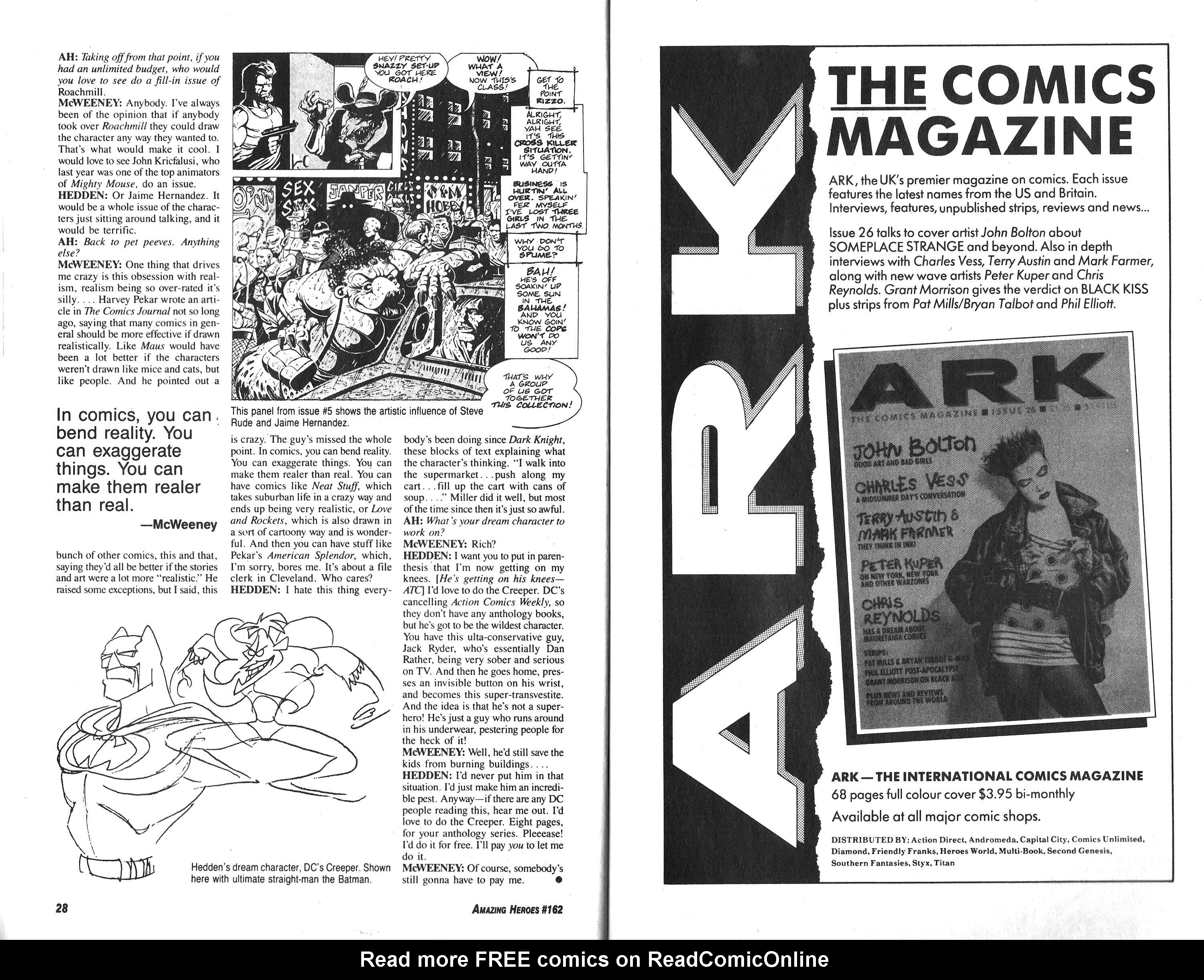 Read online Amazing Heroes comic -  Issue #162 - 15