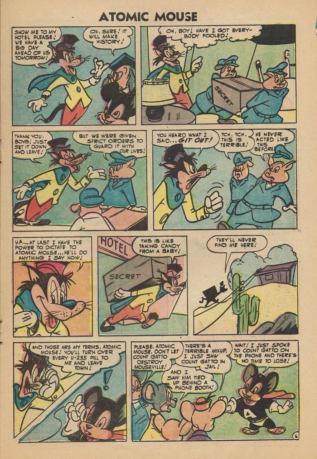 Read online Atomic Mouse comic -  Issue #15 - 17