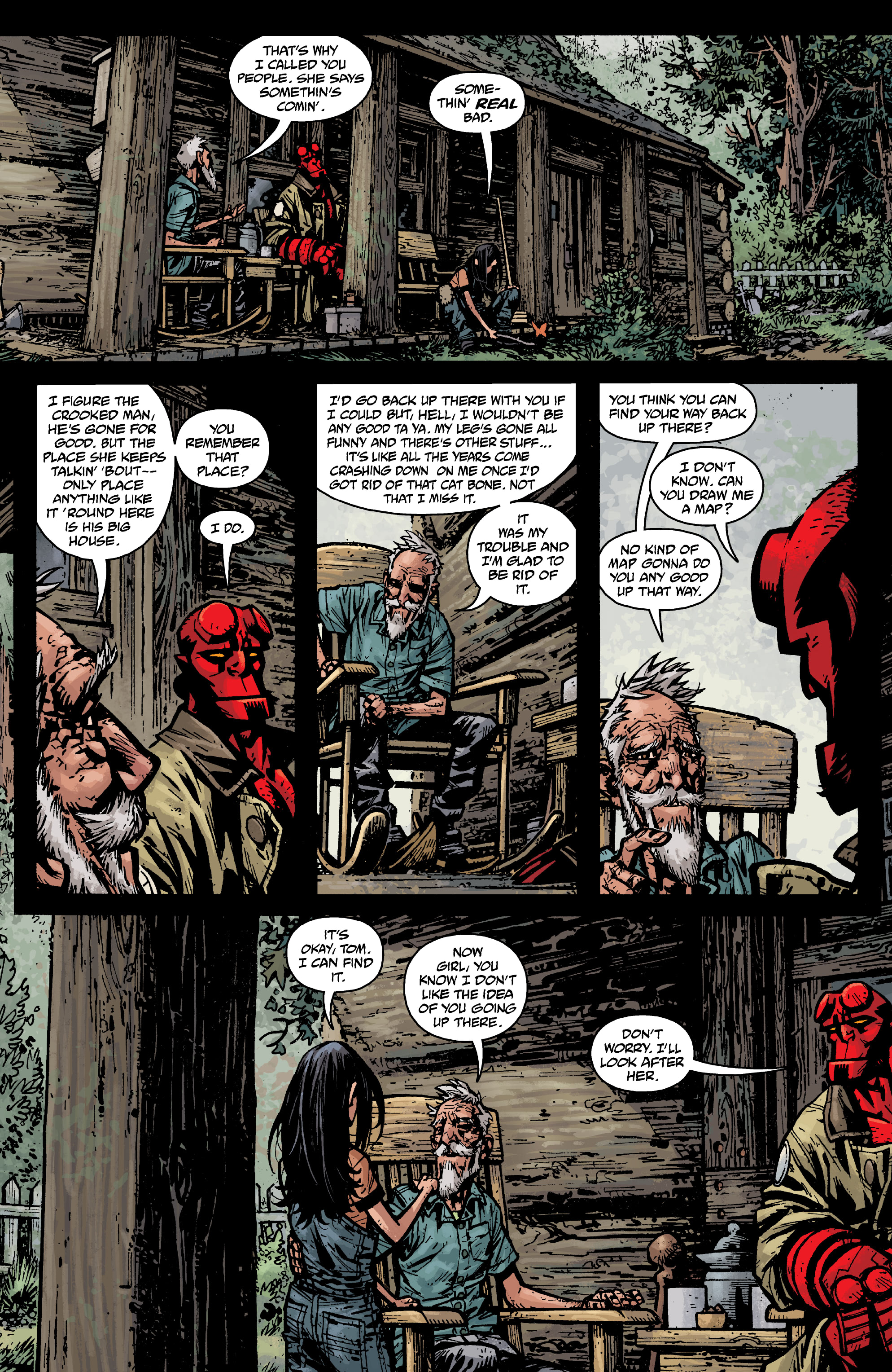 Read online Hellboy and the B.P.R.D.: The Return of Effie Kolb comic -  Issue #1 - 8