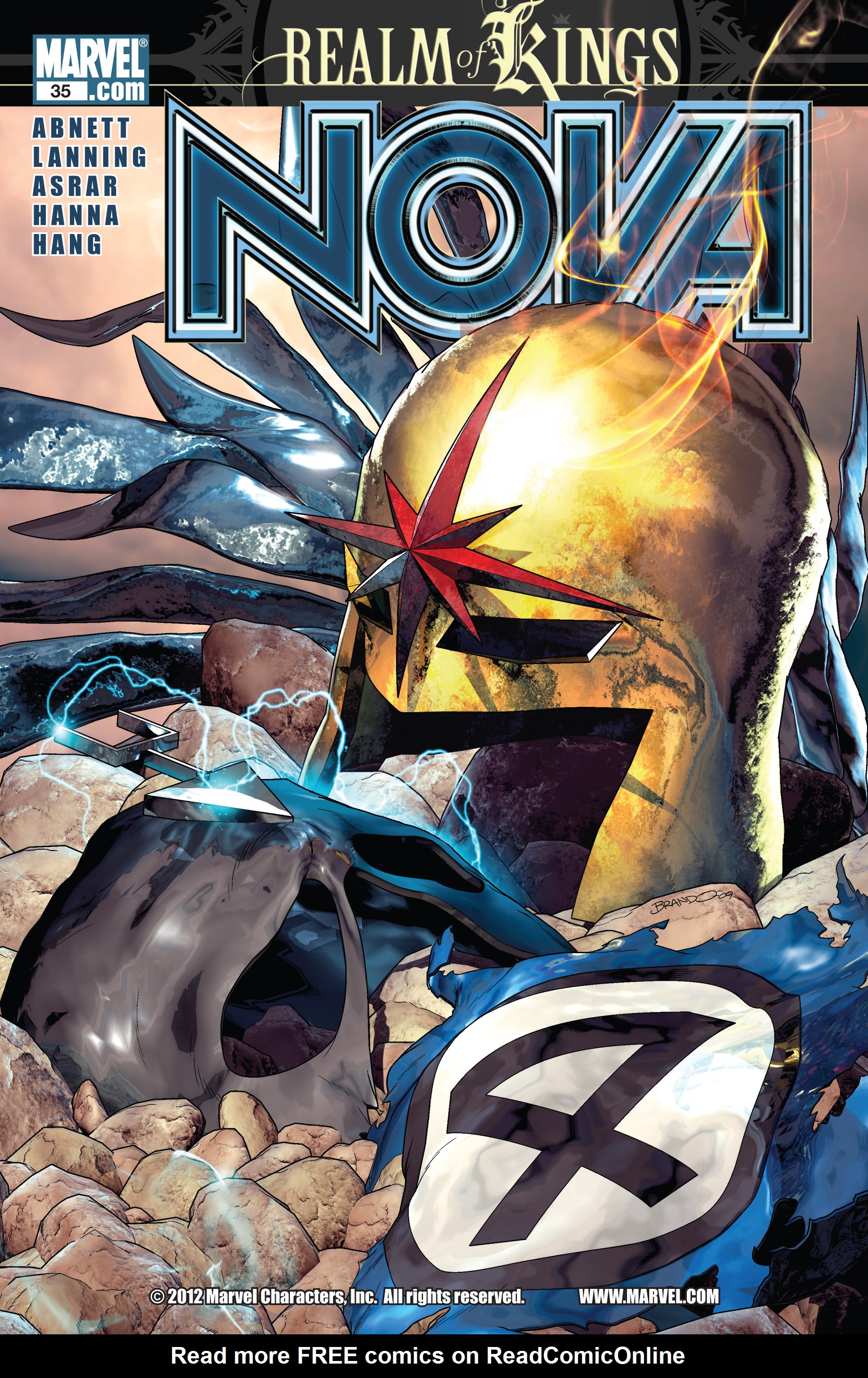 Read online Nova (2007) comic -  Issue #35 - 1