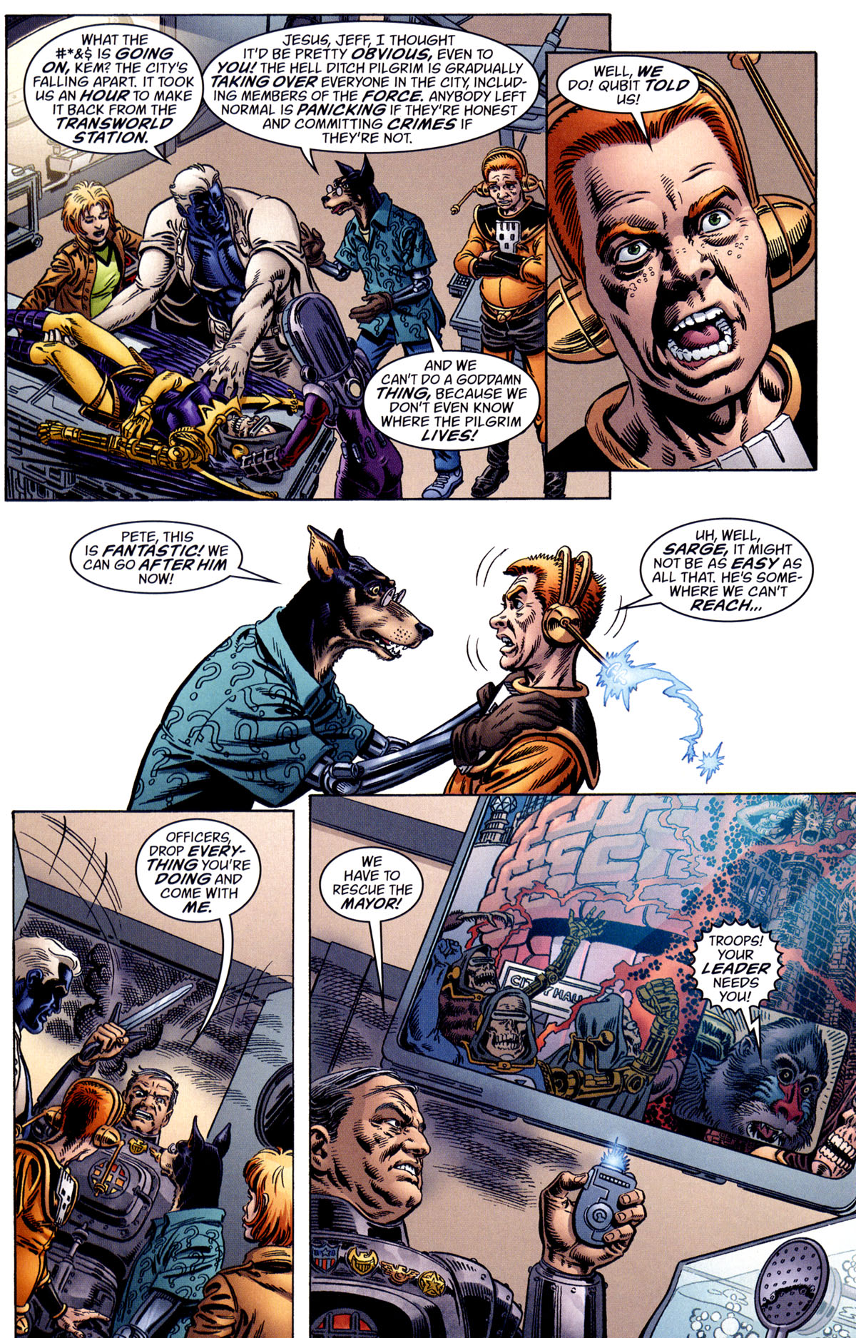 Read online Top 10: Beyond The Farthest Precinct comic -  Issue #5 - 12