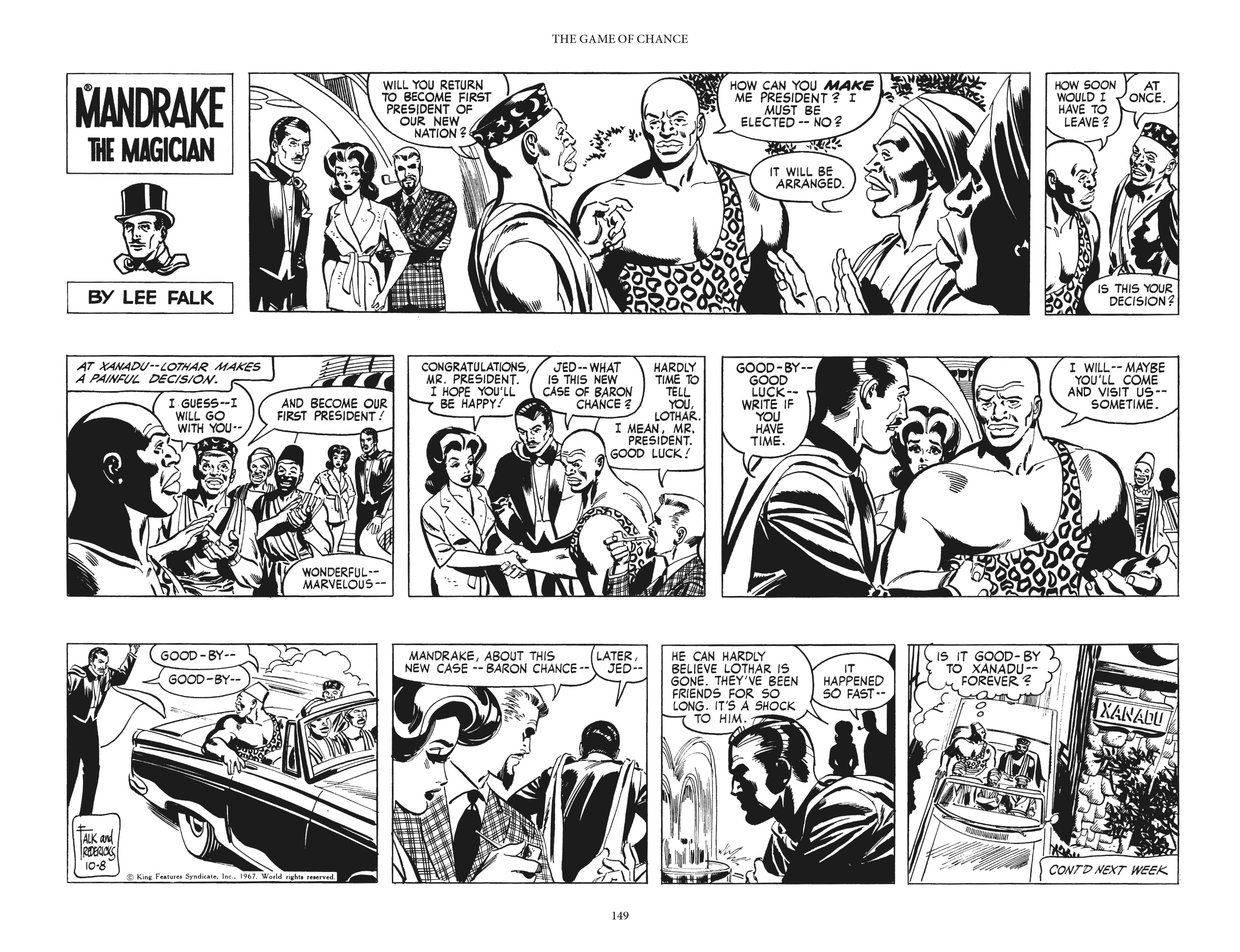 Read online Mandrake the Magician: The Fred Fredricks Sundays comic -  Issue # TPB (Part 2) - 50