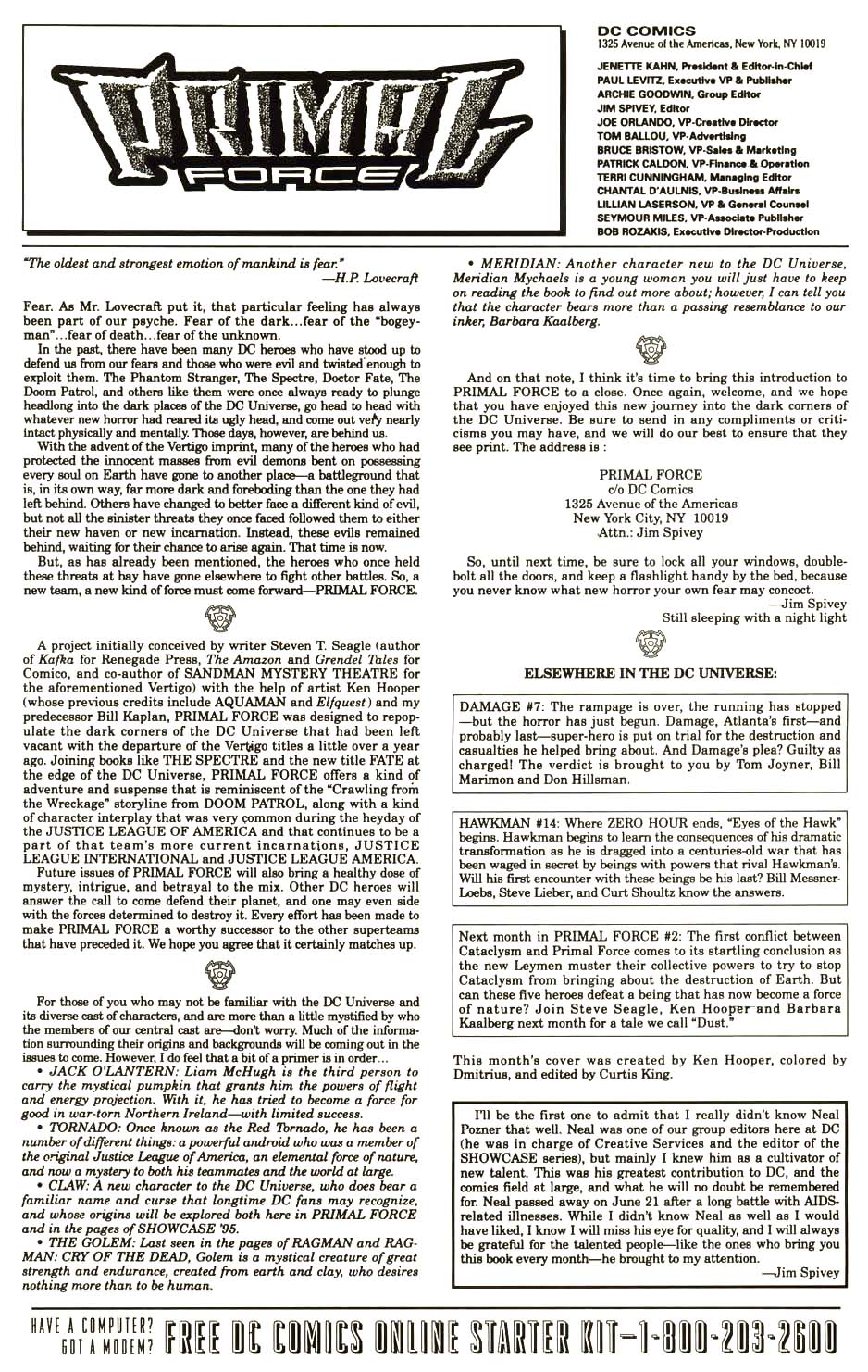 Read online Primal Force comic -  Issue #1 - 25