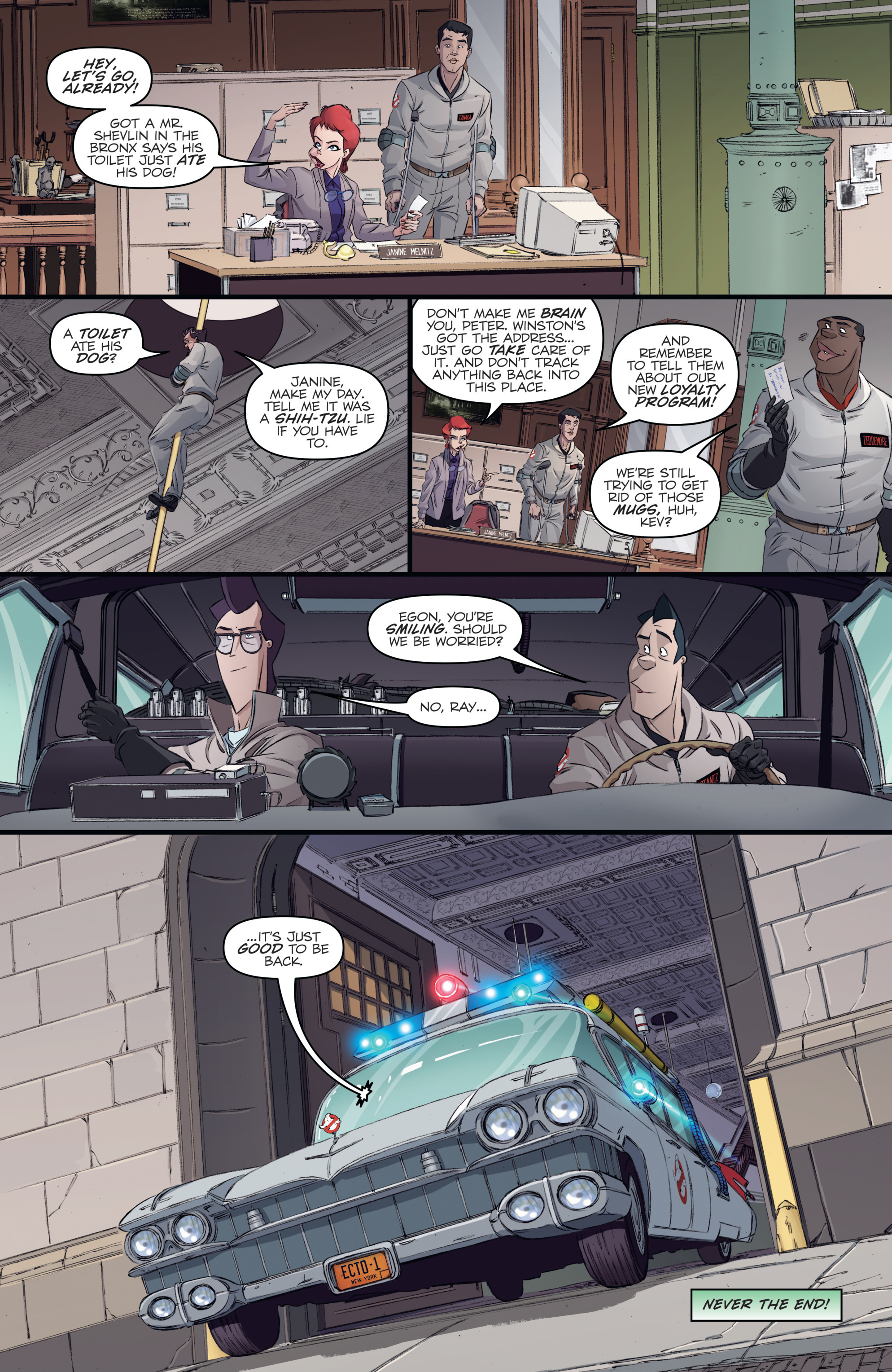 Read online Ghostbusters: International comic -  Issue #11 - 25