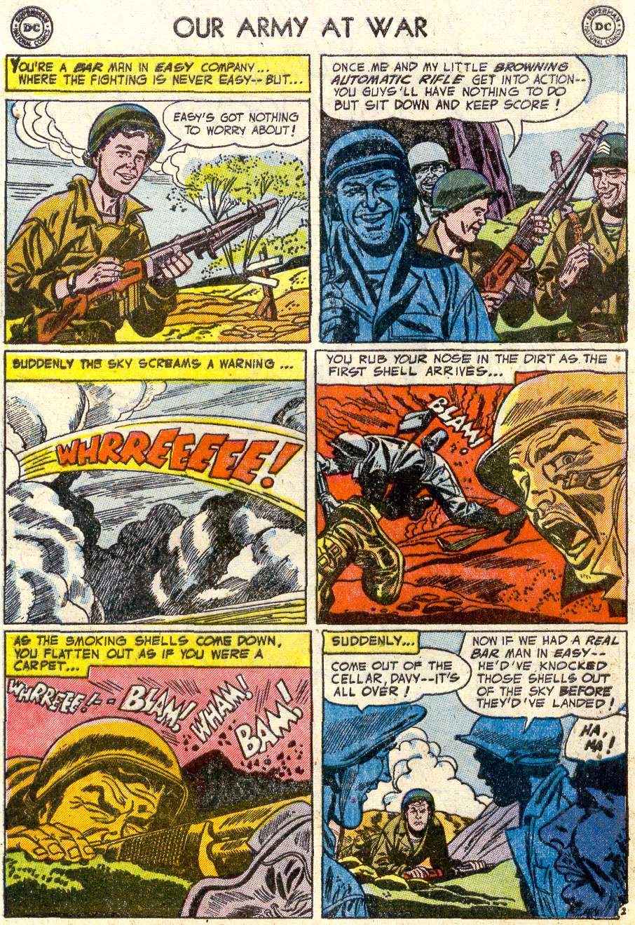 Read online Our Army at War (1952) comic -  Issue #33 - 4