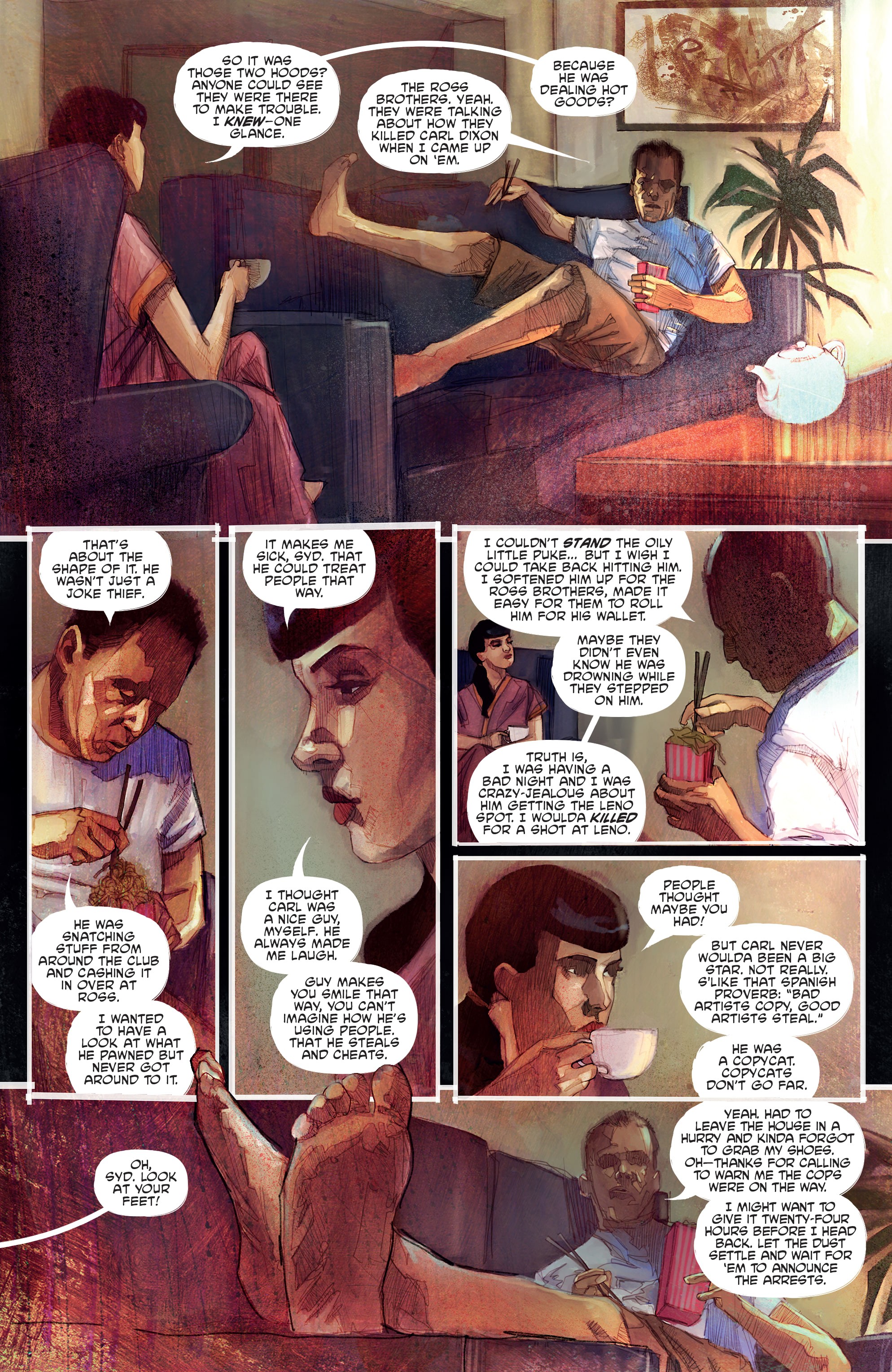 Read online Dying is Easy comic -  Issue #3 - 9