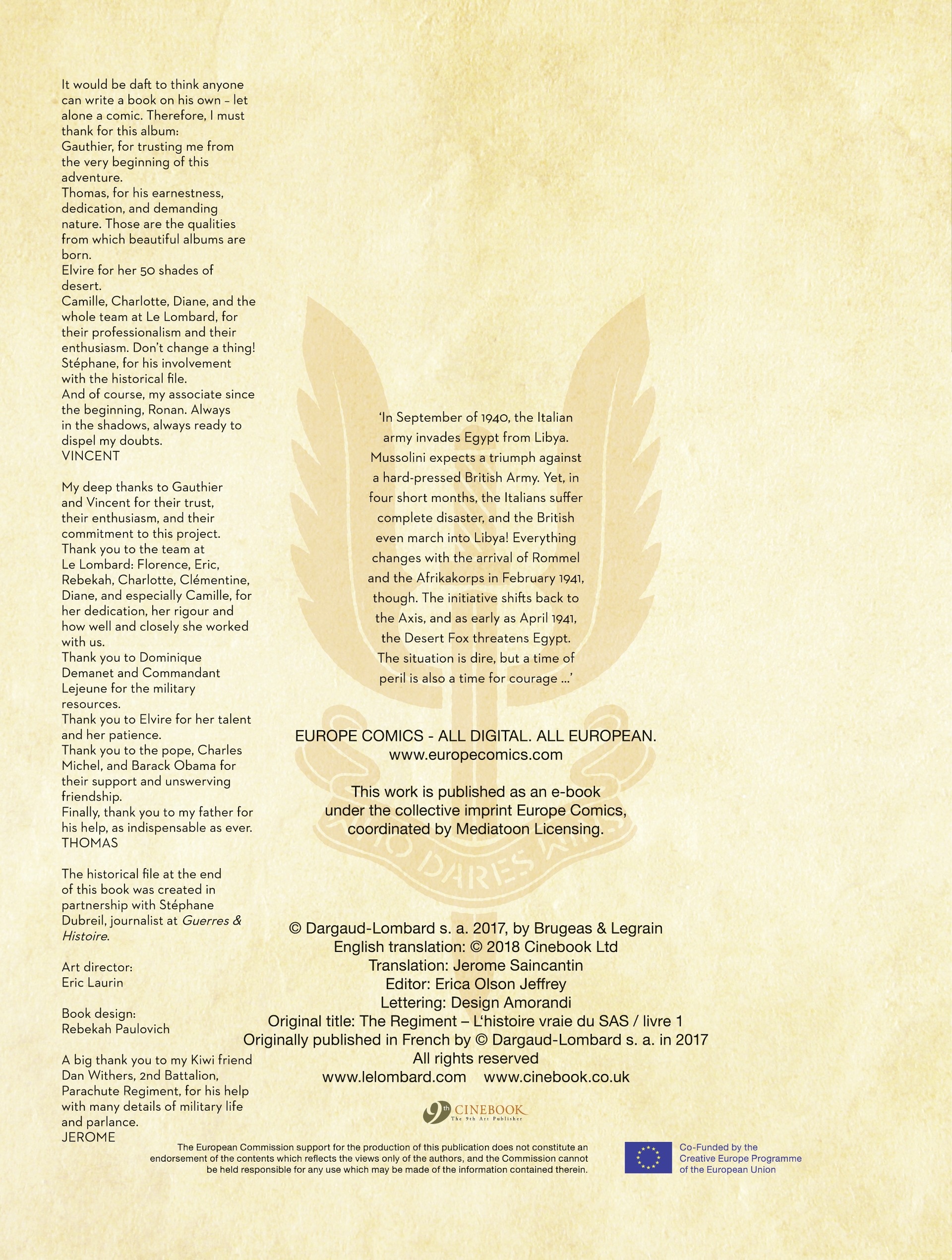 Read online The Regiment – The True Story of the SAS comic -  Issue #1 - 4