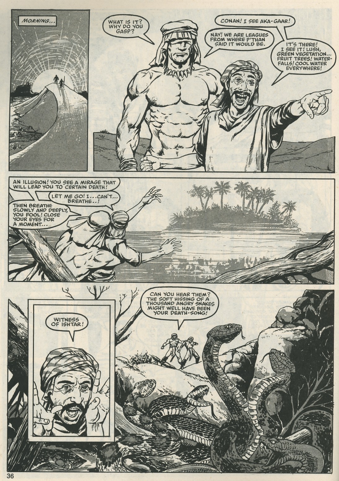 Read online The Savage Sword Of Conan comic -  Issue #117 - 34