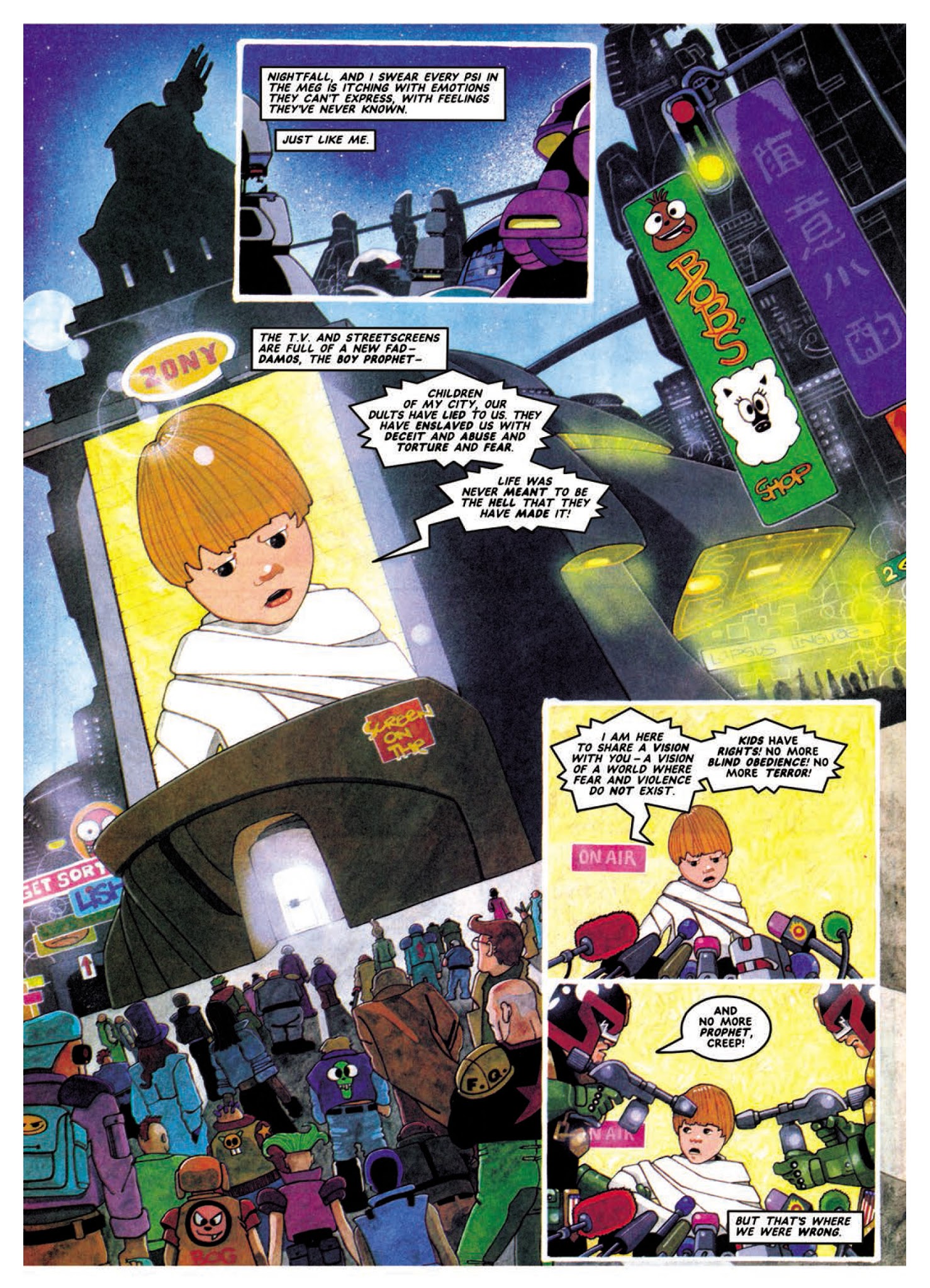 Read online Judge Anderson: The Psi Files comic -  Issue # TPB 3 - 162