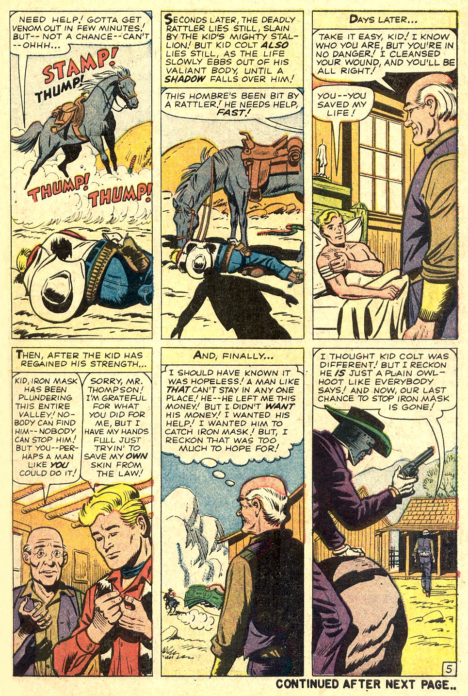 Read online Kid Colt Outlaw comic -  Issue #110 - 7