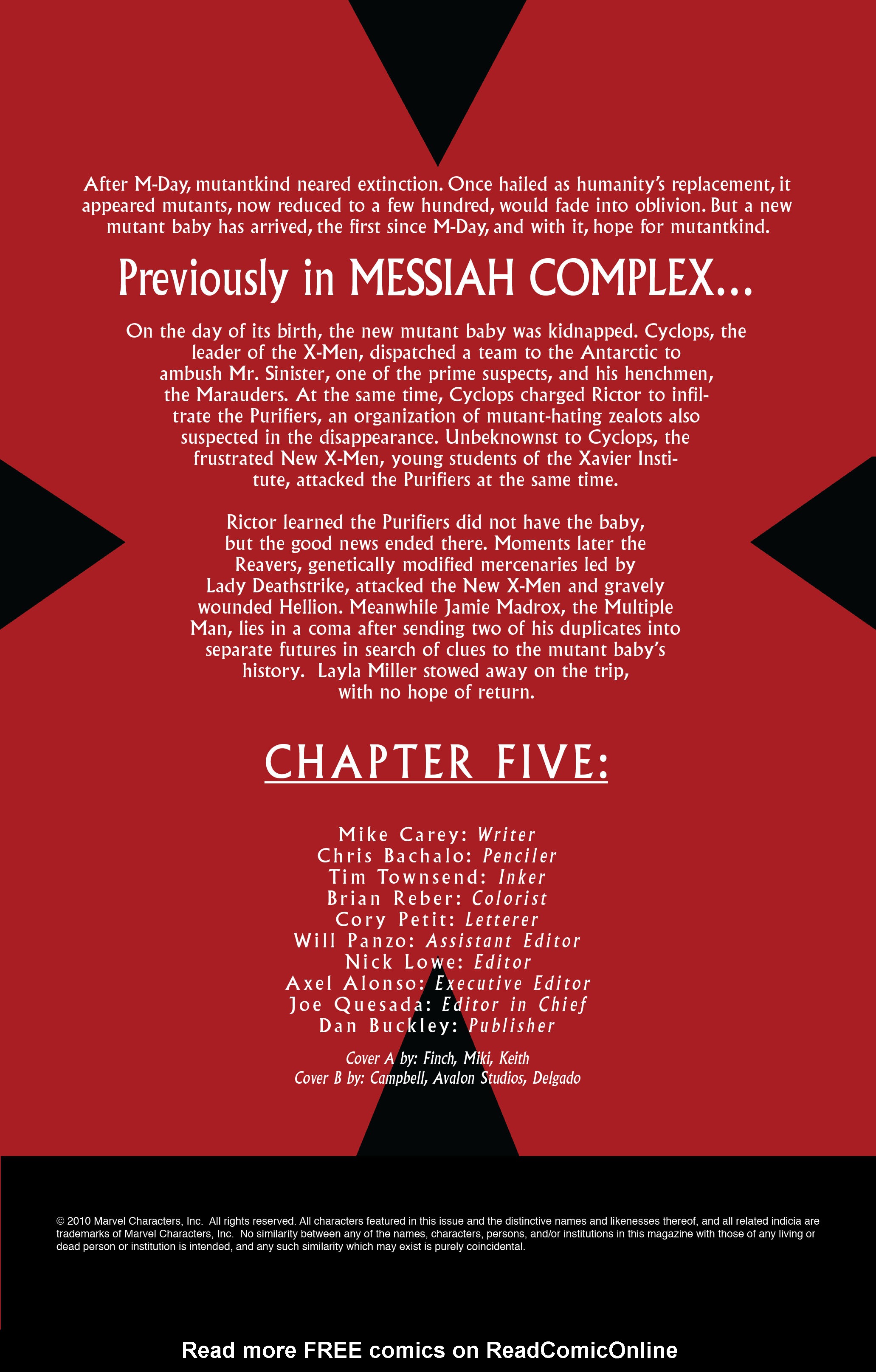 Read online X-Men: Messiah Complex comic -  Issue # Full - 123