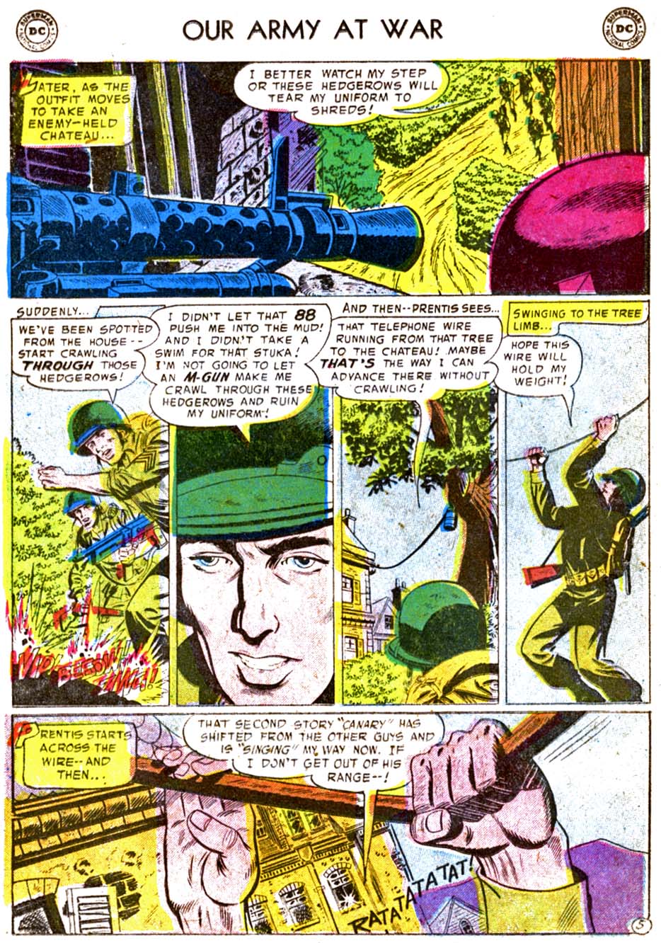 Read online Our Army at War (1952) comic -  Issue #50 - 22