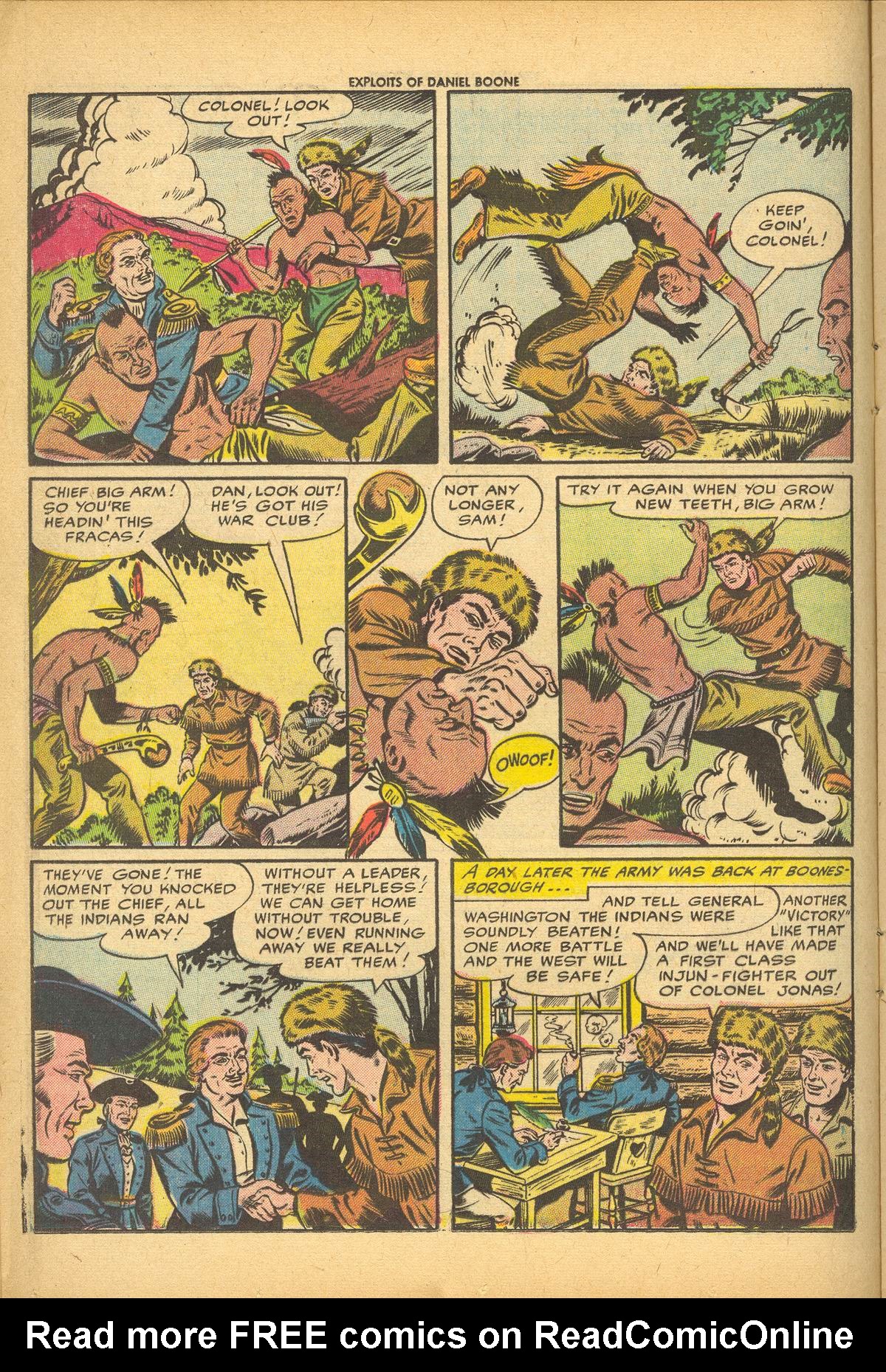 Read online Exploits of Daniel Boone comic -  Issue #3 - 12