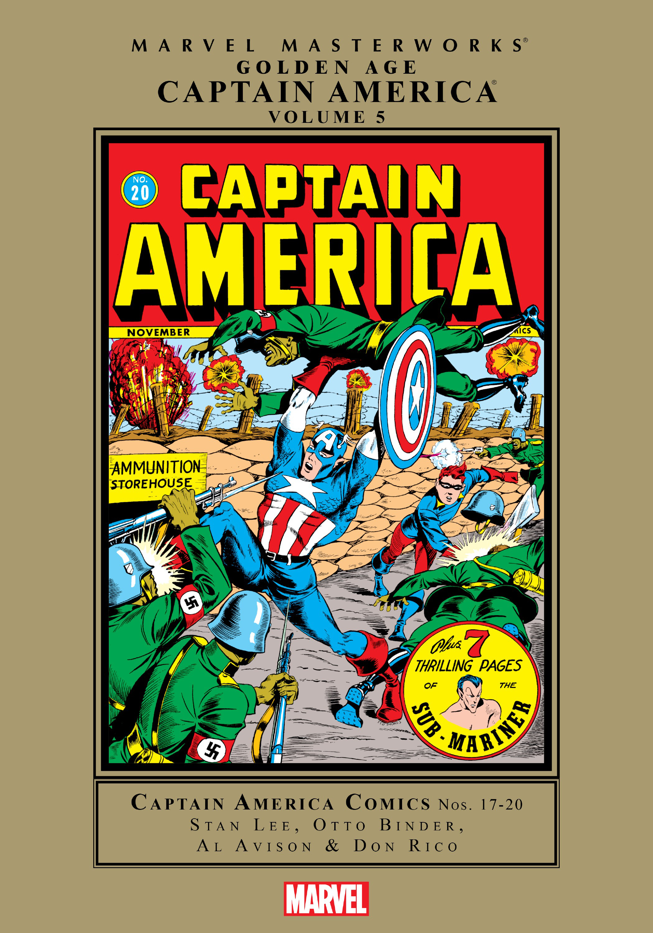 Read online Marvel Masterworks: Golden Age Captain America comic -  Issue # TPB 5 (Part 1) - 1