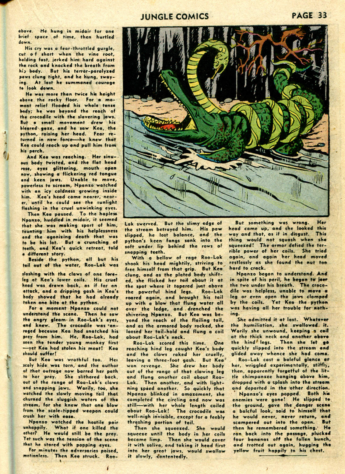 Read online Jungle Comics comic -  Issue #26 - 35