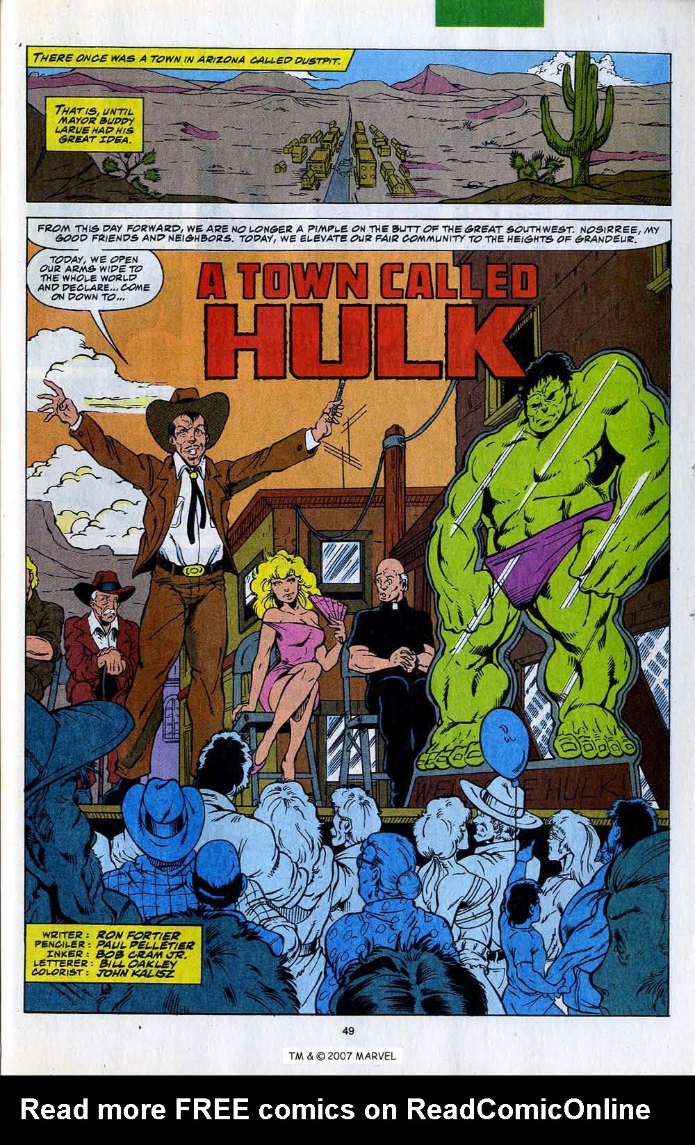 Read online The Incredible Hulk Annual comic -  Issue #19 - 51