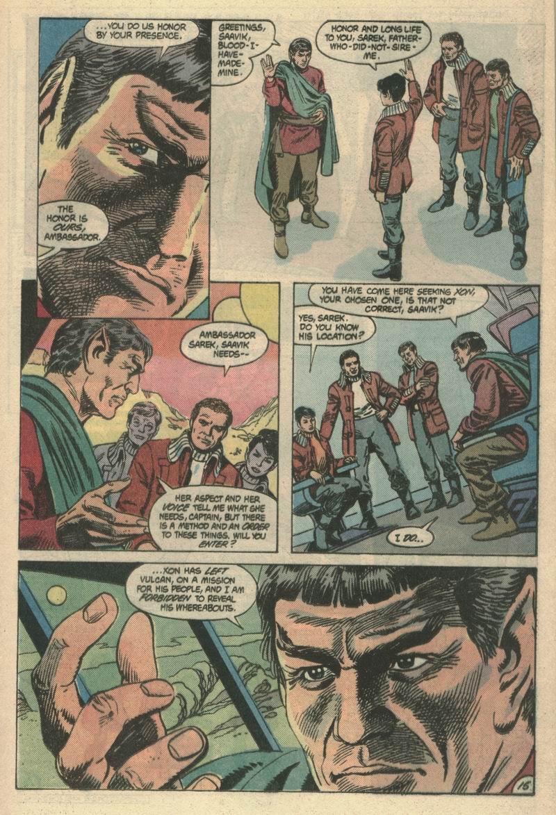 Read online Star Trek (1984) comic -  Issue #7 - 16