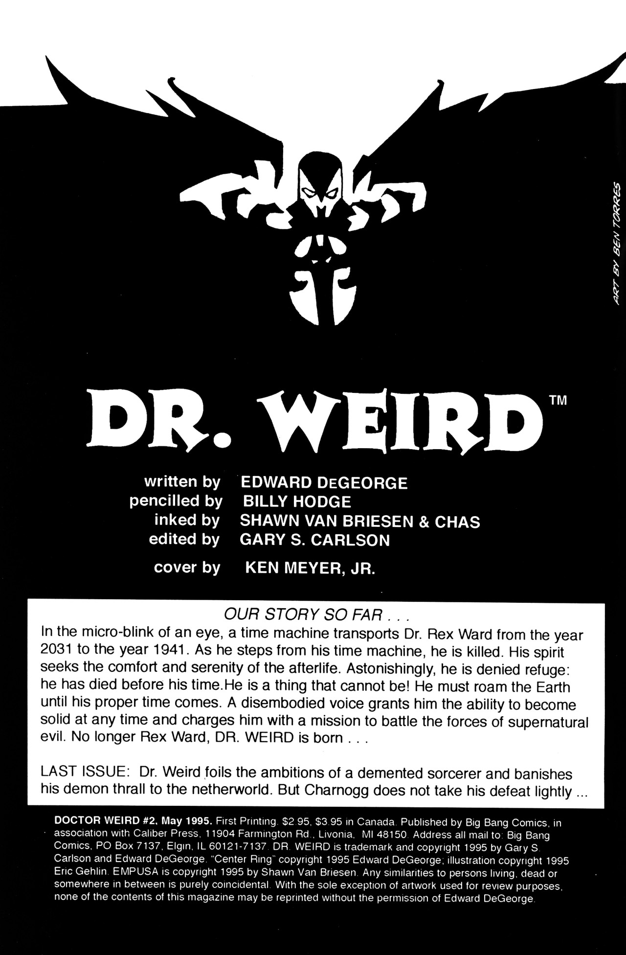 Read online Dr. Weird (1994) comic -  Issue #2 - 2