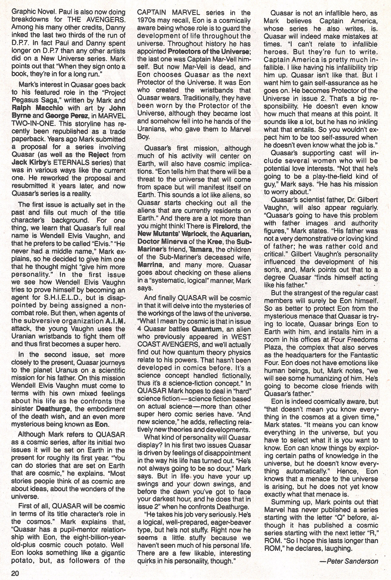 Read online Marvel Age comic -  Issue #78 - 21