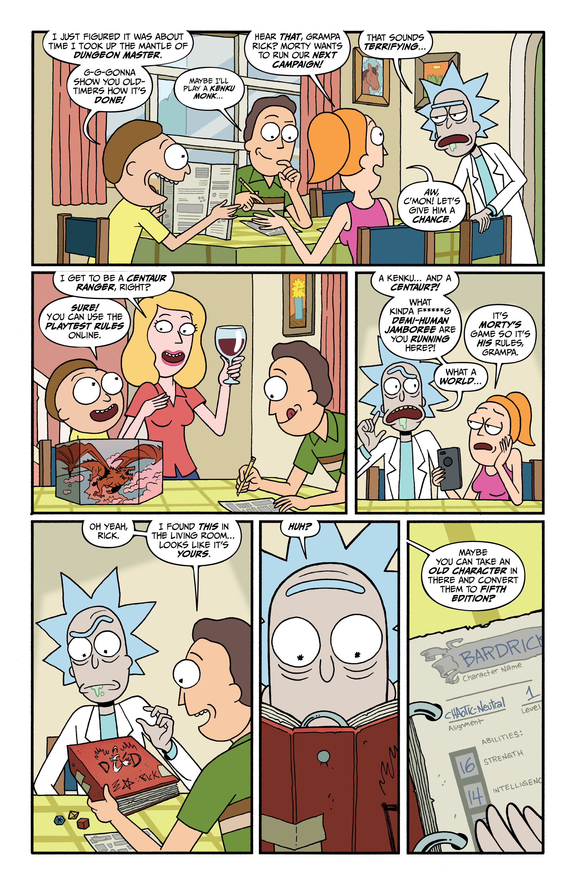 Read online Rick and Morty vs. Dungeons & Dragons II: Painscape comic -  Issue #4 - 22