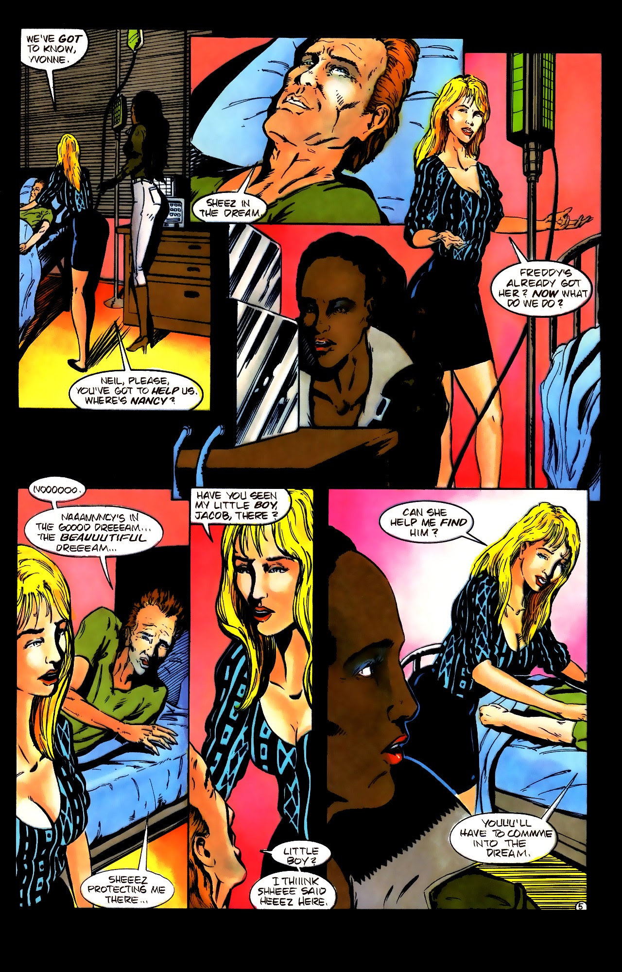 Read online Nightmares On Elm Street comic -  Issue #5 - 6