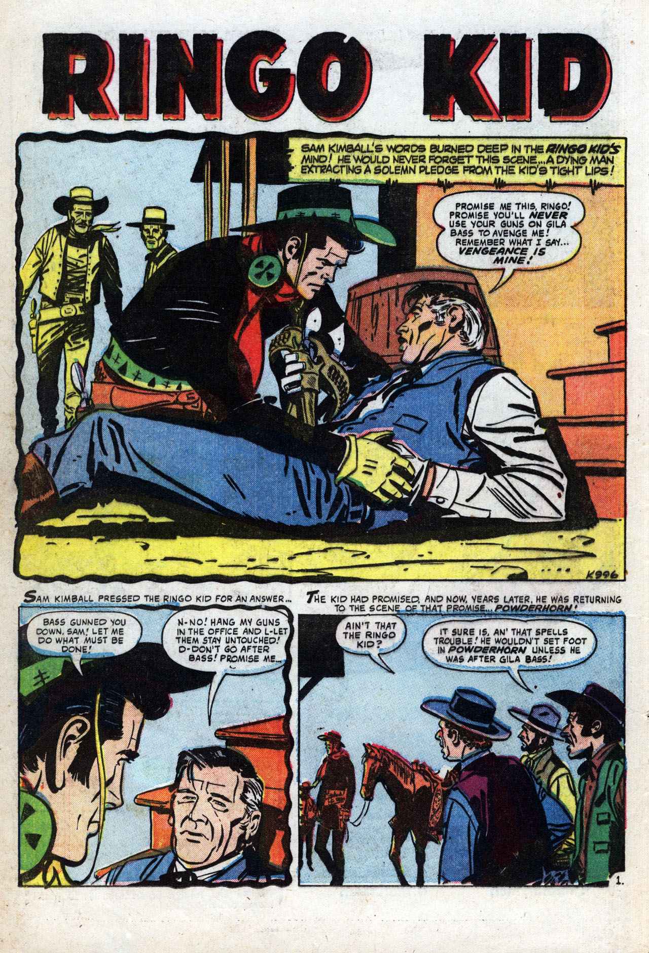 Read online Ringo Kid comic -  Issue #16 - 17