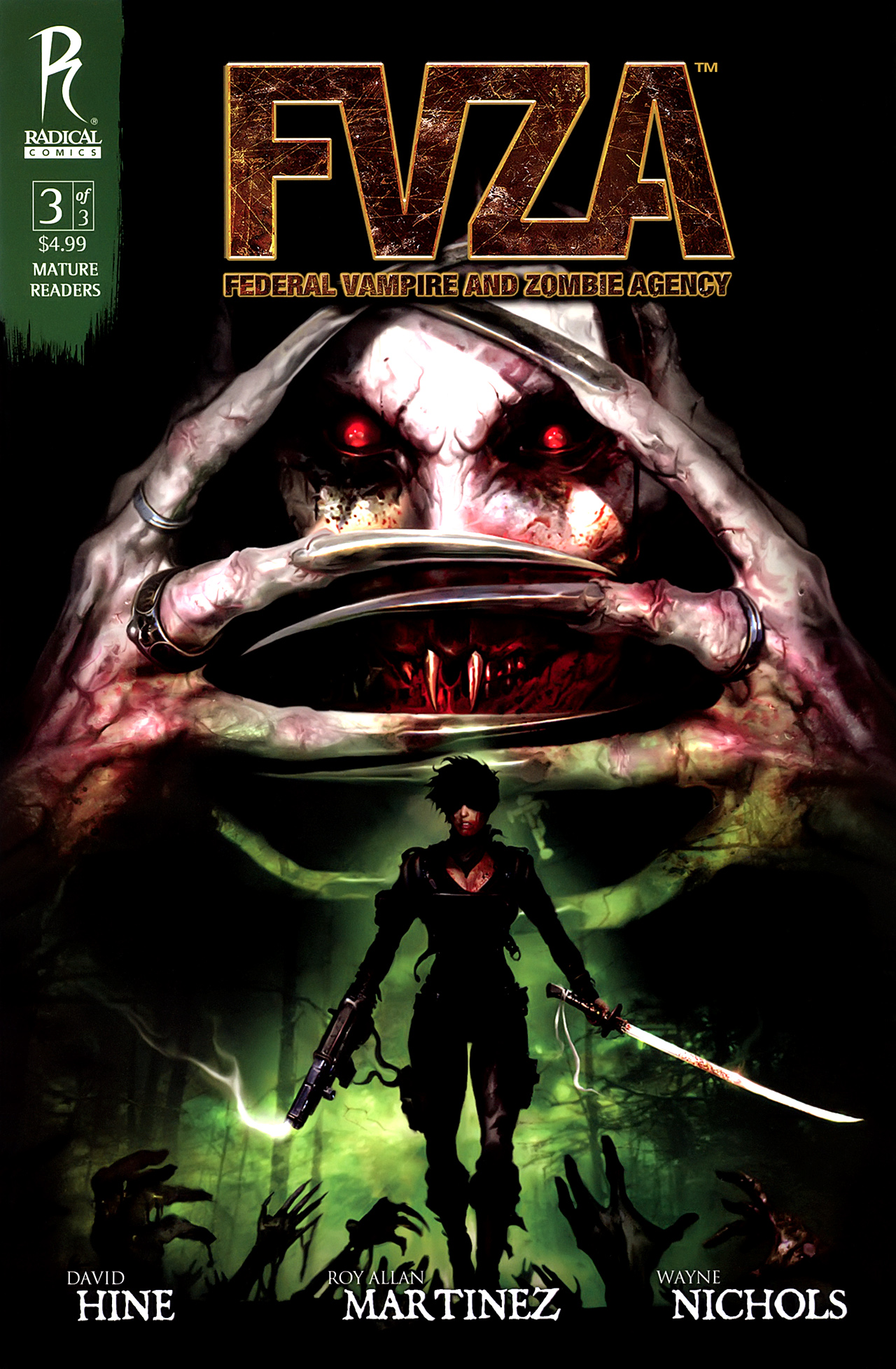 Read online FVZA: Federal Vampire and Zombie Agency comic -  Issue #3 - 1