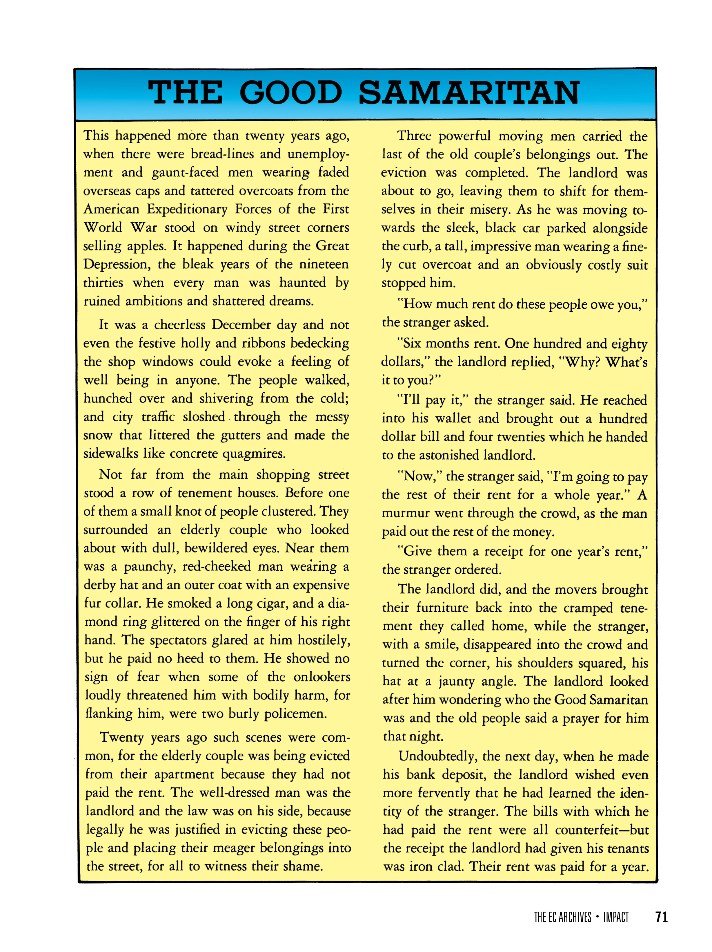 Read online The EC Archives: Impact comic -  Issue # TPB (Part 1) - 73