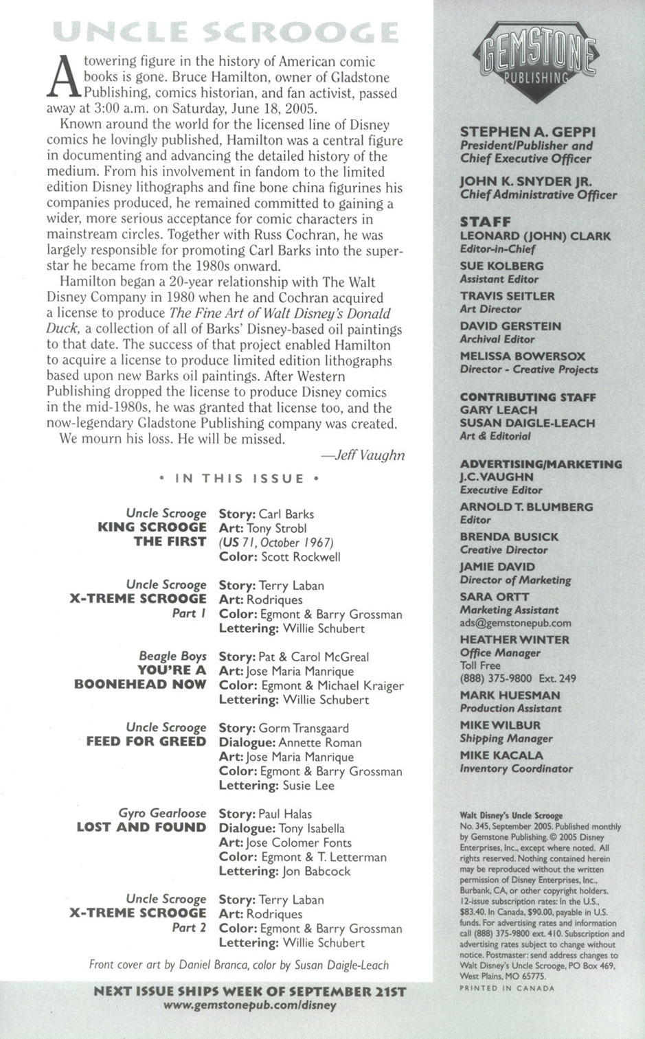 Read online Uncle Scrooge (1953) comic -  Issue #345 - 2