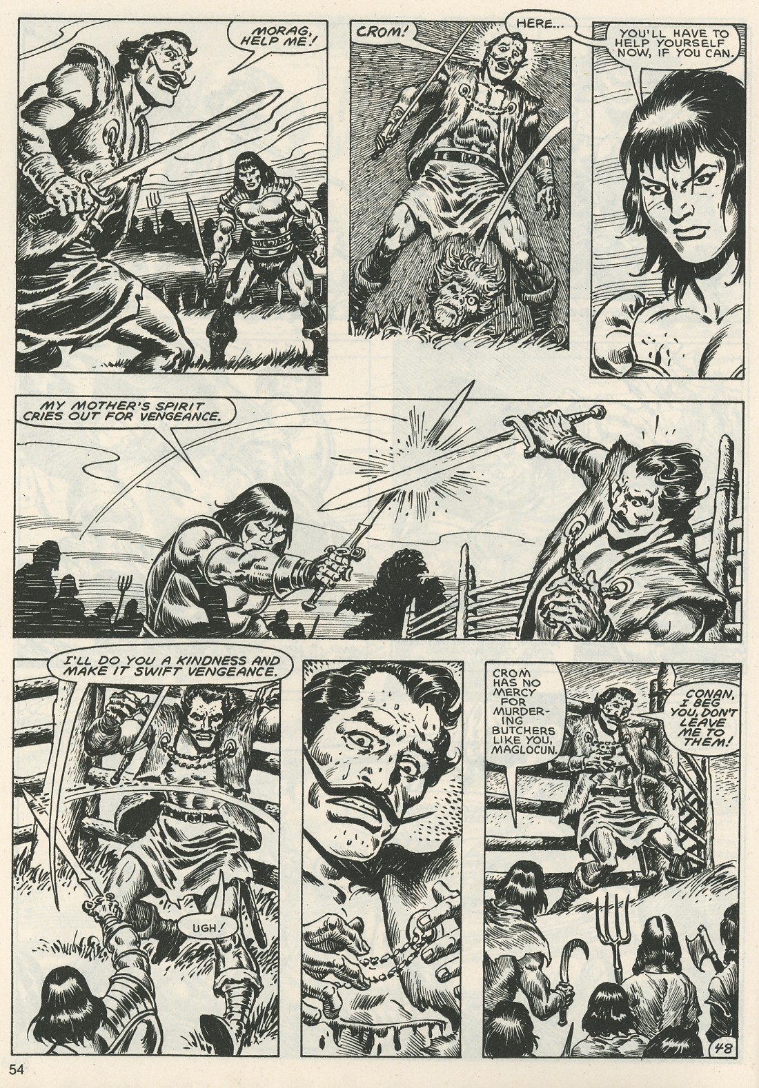 Read online The Savage Sword Of Conan comic -  Issue #119 - 53