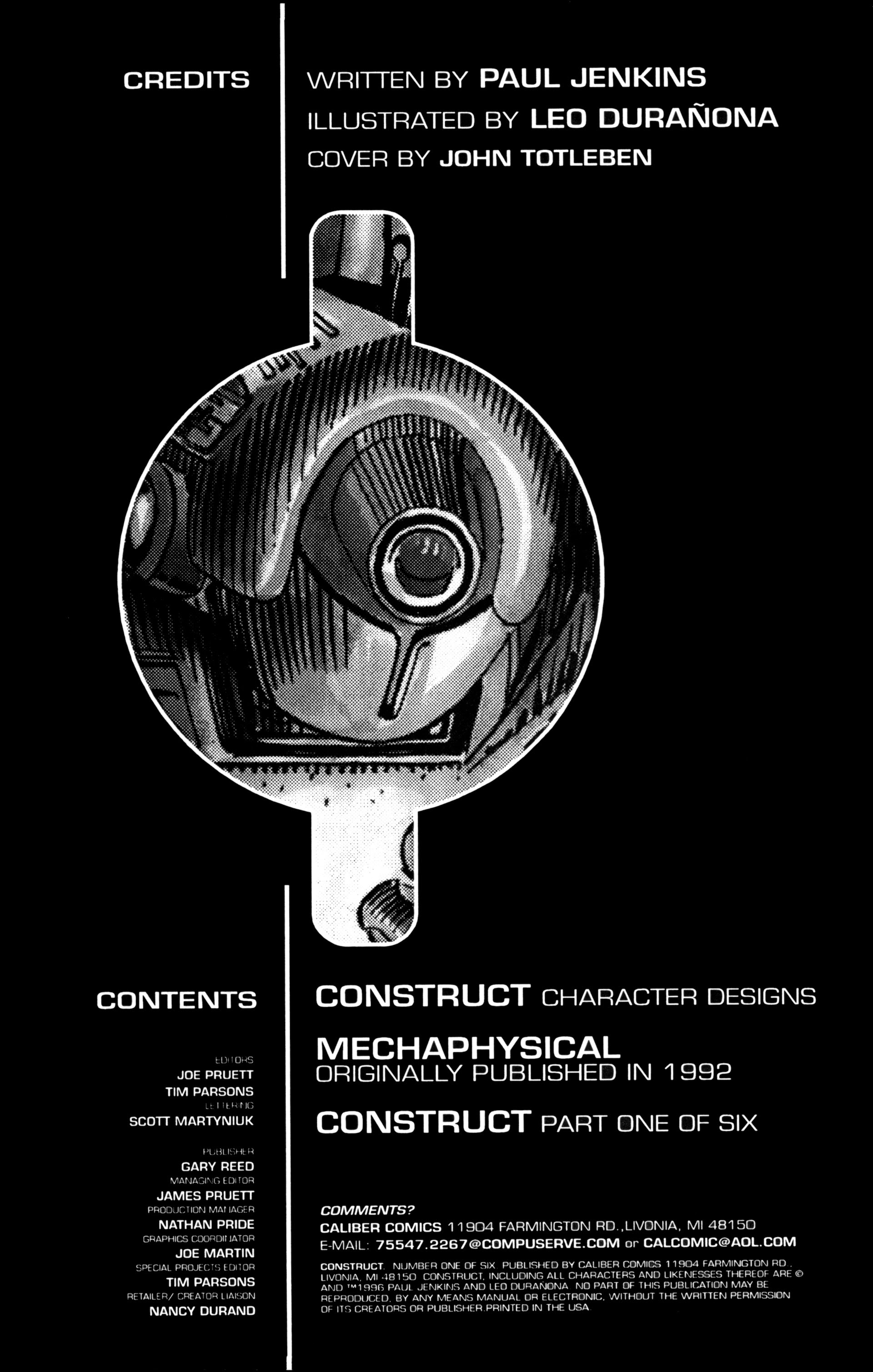 Read online Construct comic -  Issue #1 - 2