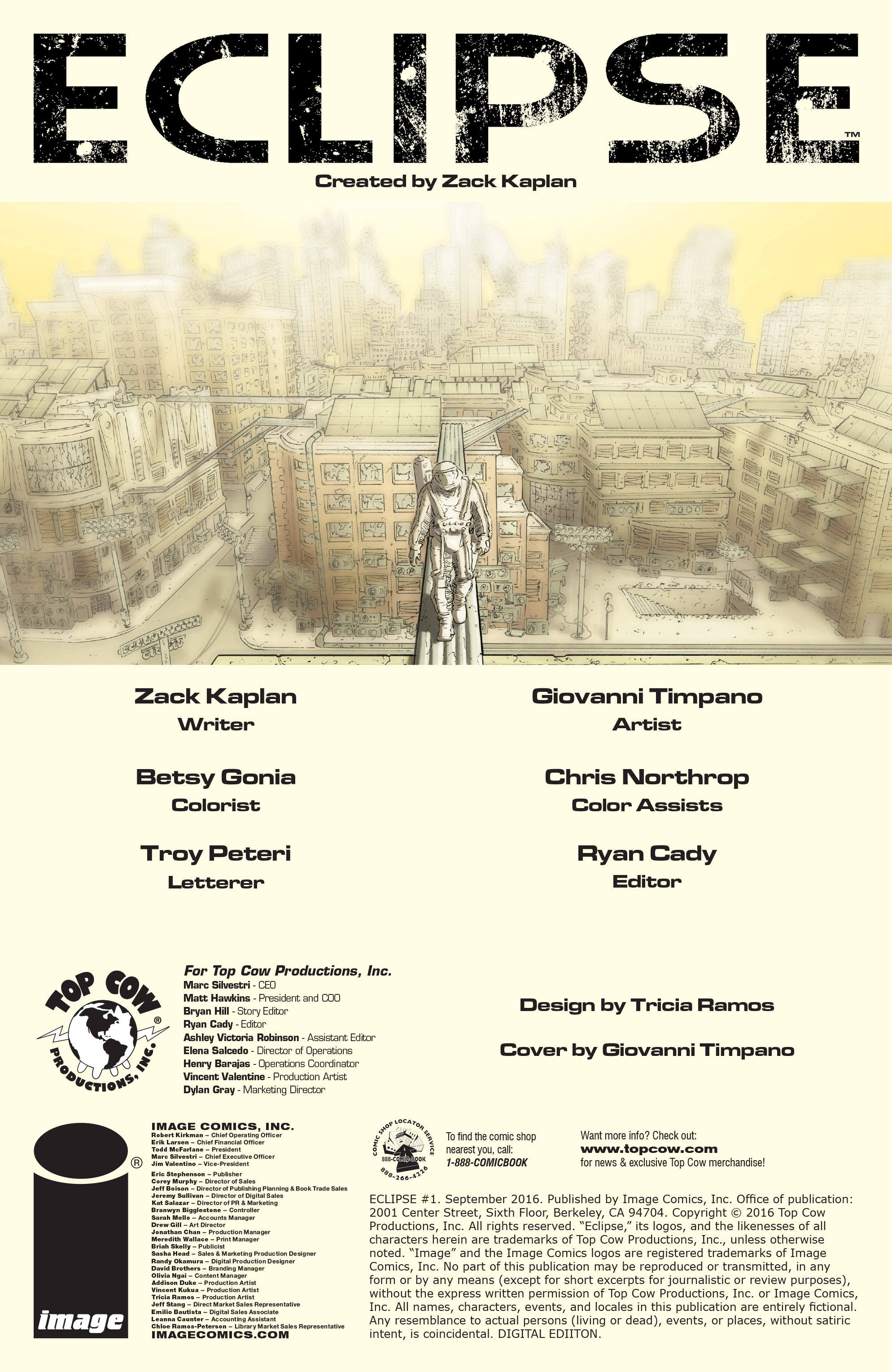 Read online Eclipse comic -  Issue #1 - 2