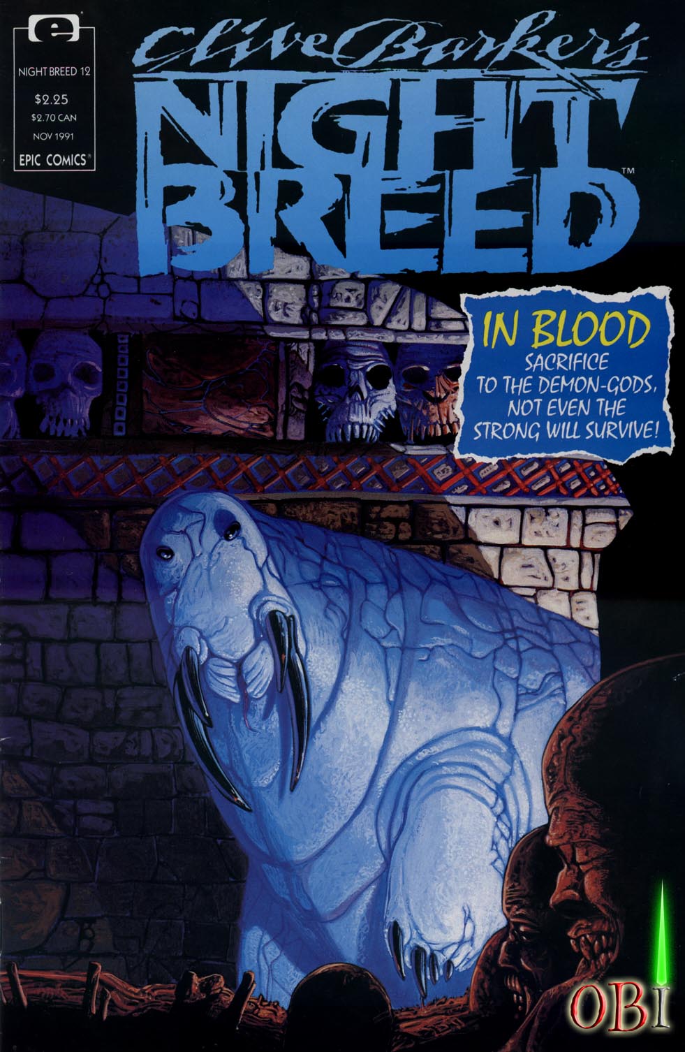 Read online Clive Barker's Night Breed (1990) comic -  Issue #12 - 1