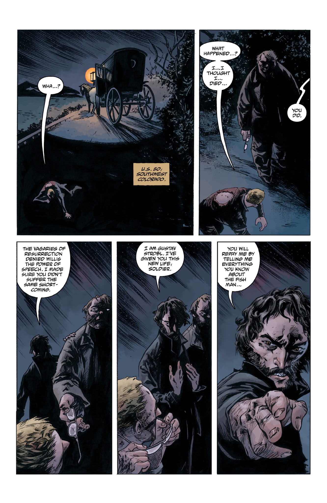 Read online Abe Sapien: Dark and Terrible and The New Race of Man comic -  Issue # TPB - 78