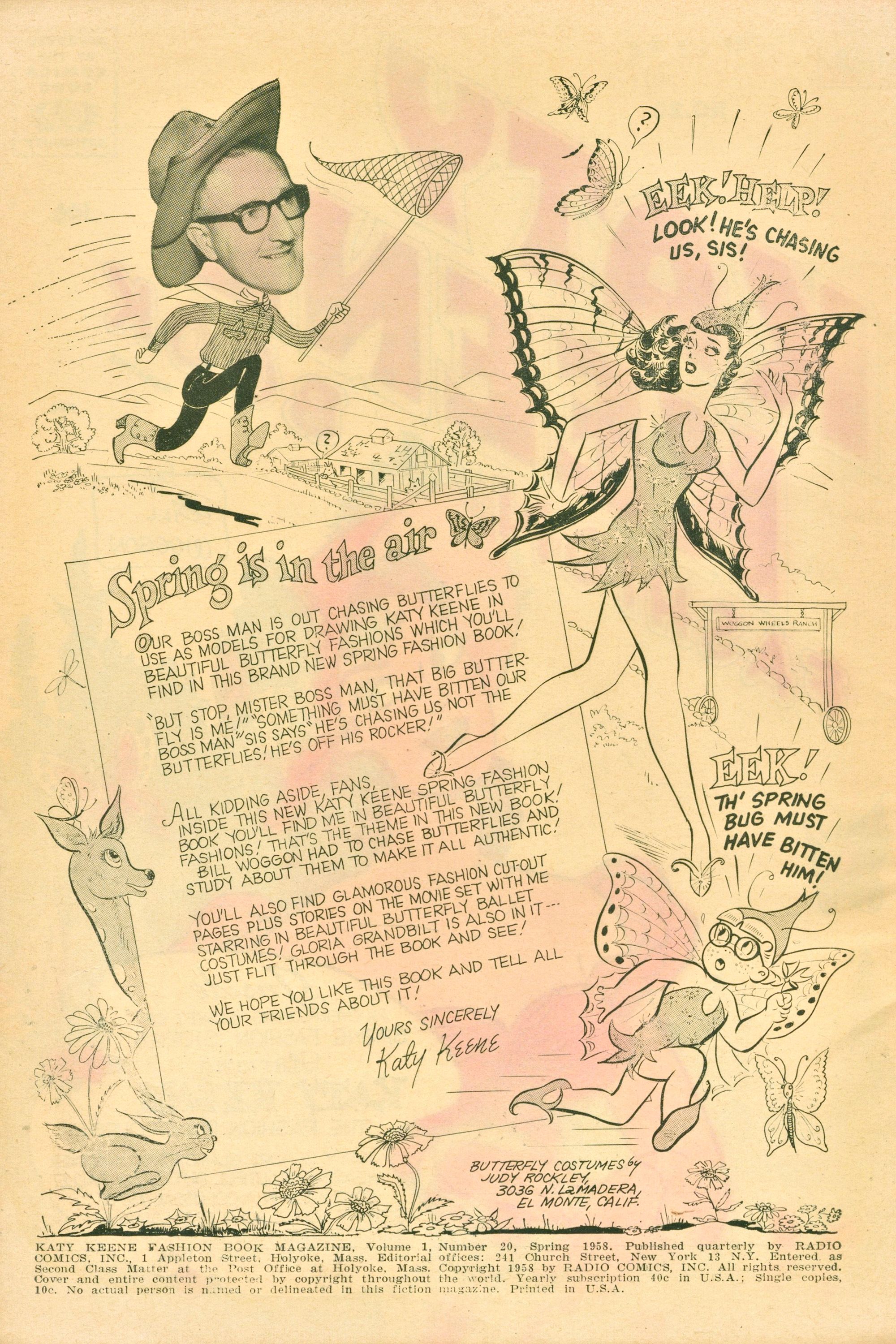 Read online Katy Keene Fashion Book comic -  Issue #20 - 2