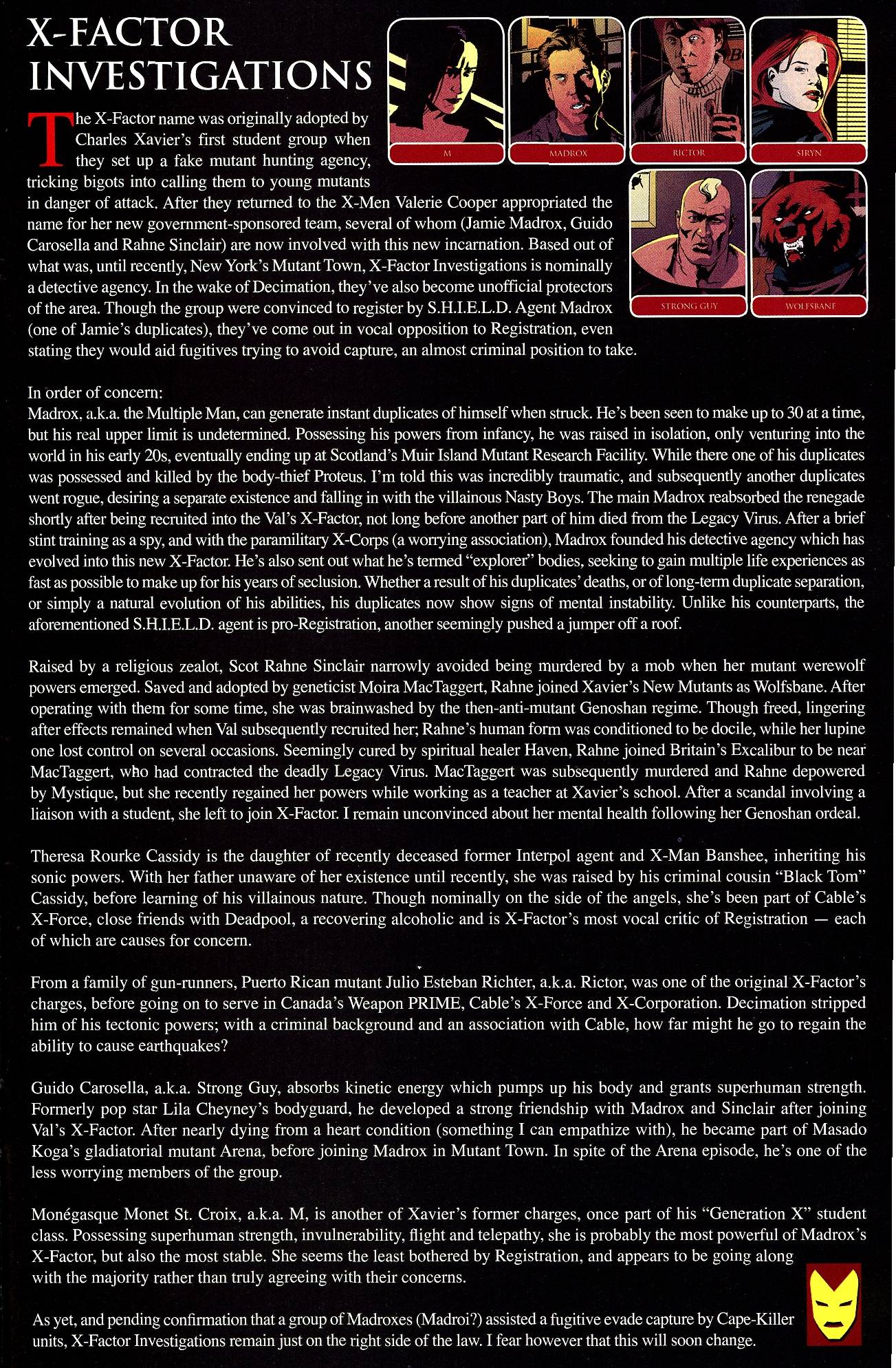 Read online Civil War Files comic -  Issue # Full - 45