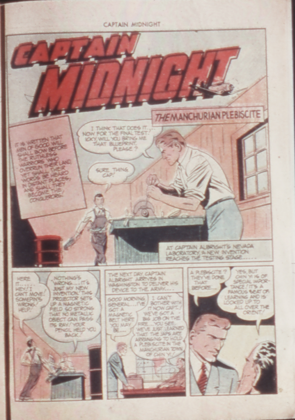 Read online Captain Midnight (1942) comic -  Issue #21 - 27