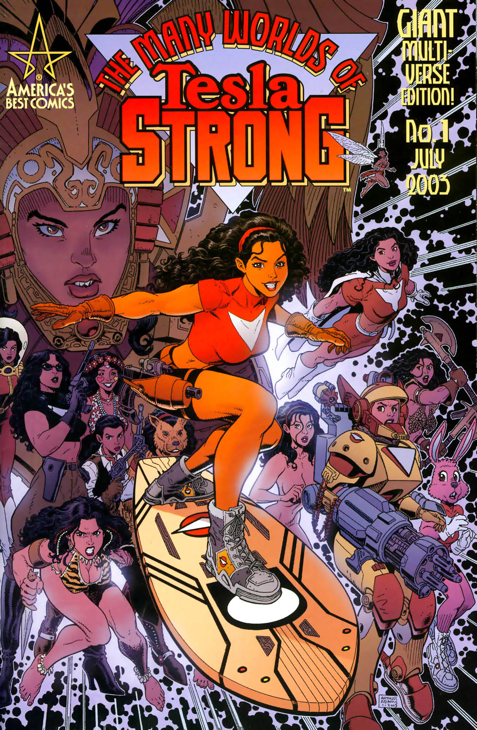 Read online The Many Worlds of Tesla Strong comic -  Issue # Full - 1